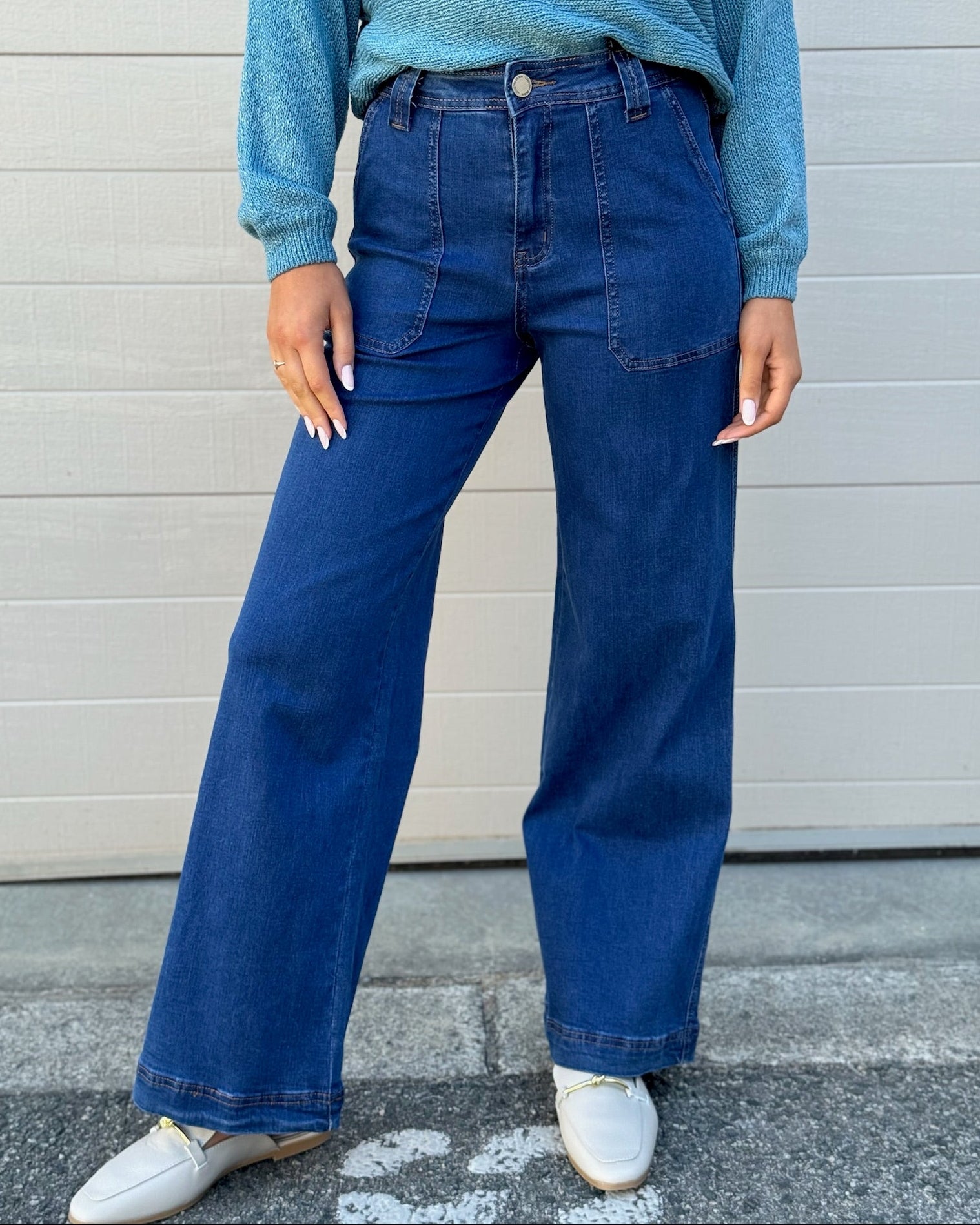 DANI DENIM JEANS DARK BLUE