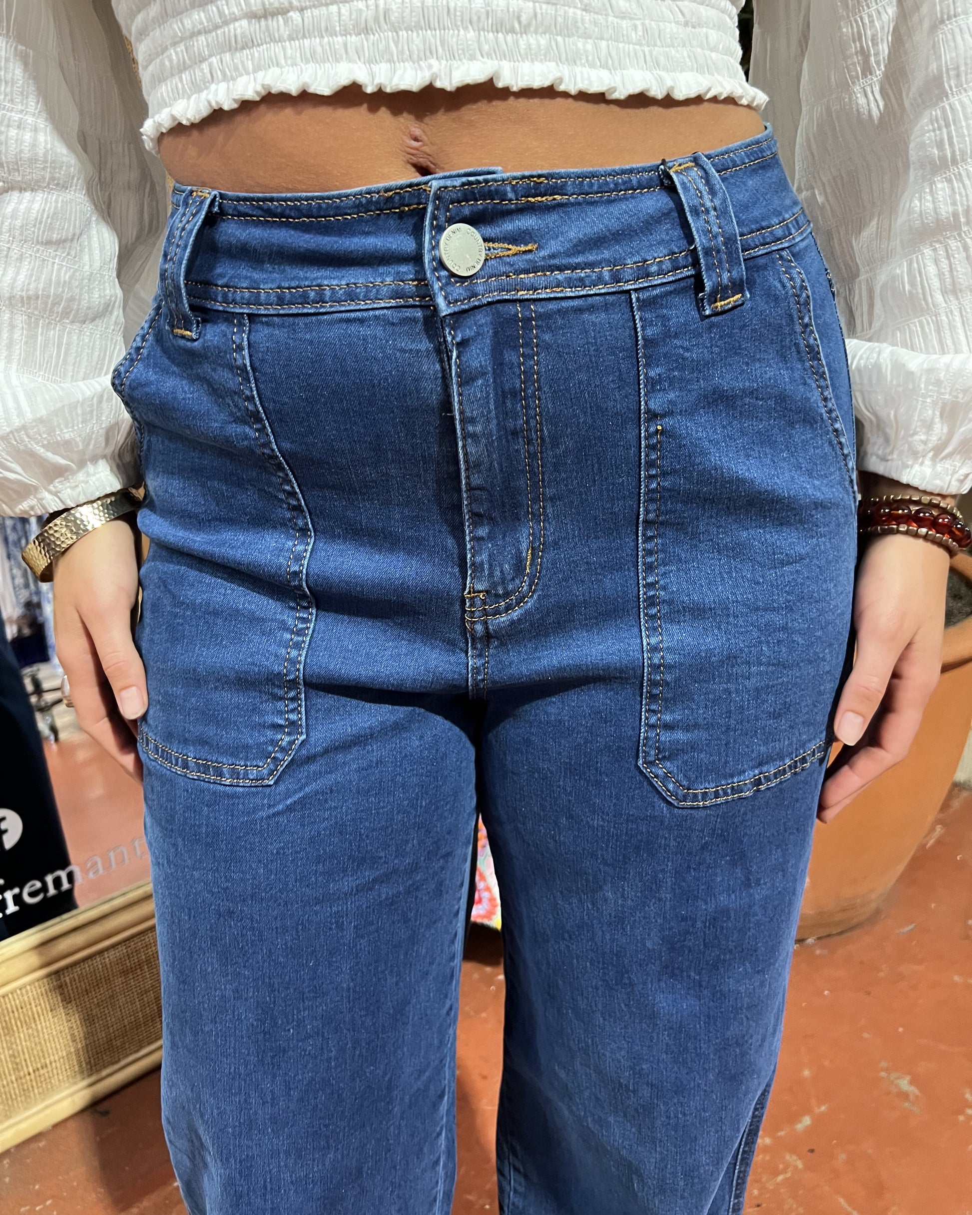 DANI DENIM JEANS DARK BLUE