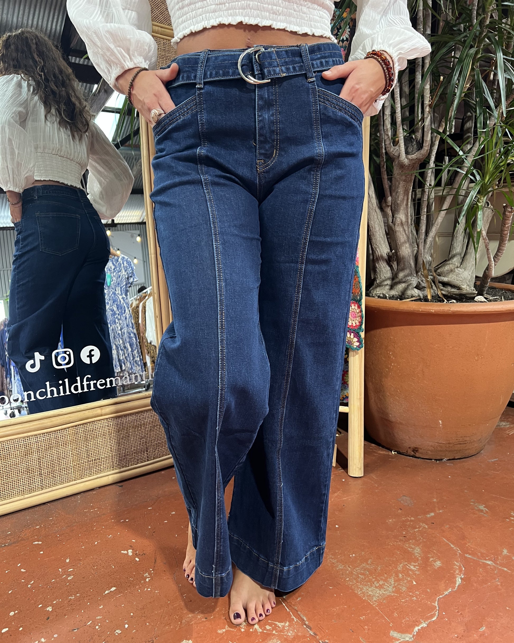 DARCY DENIM JEANS INDIGO