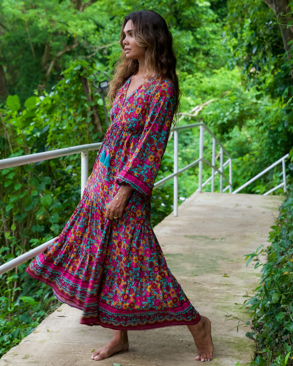 DIXIE MAXI DRESS WILDFLOWER