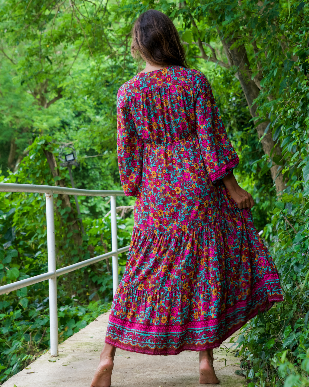 DIXIE MAXI DRESS WILDFLOWER