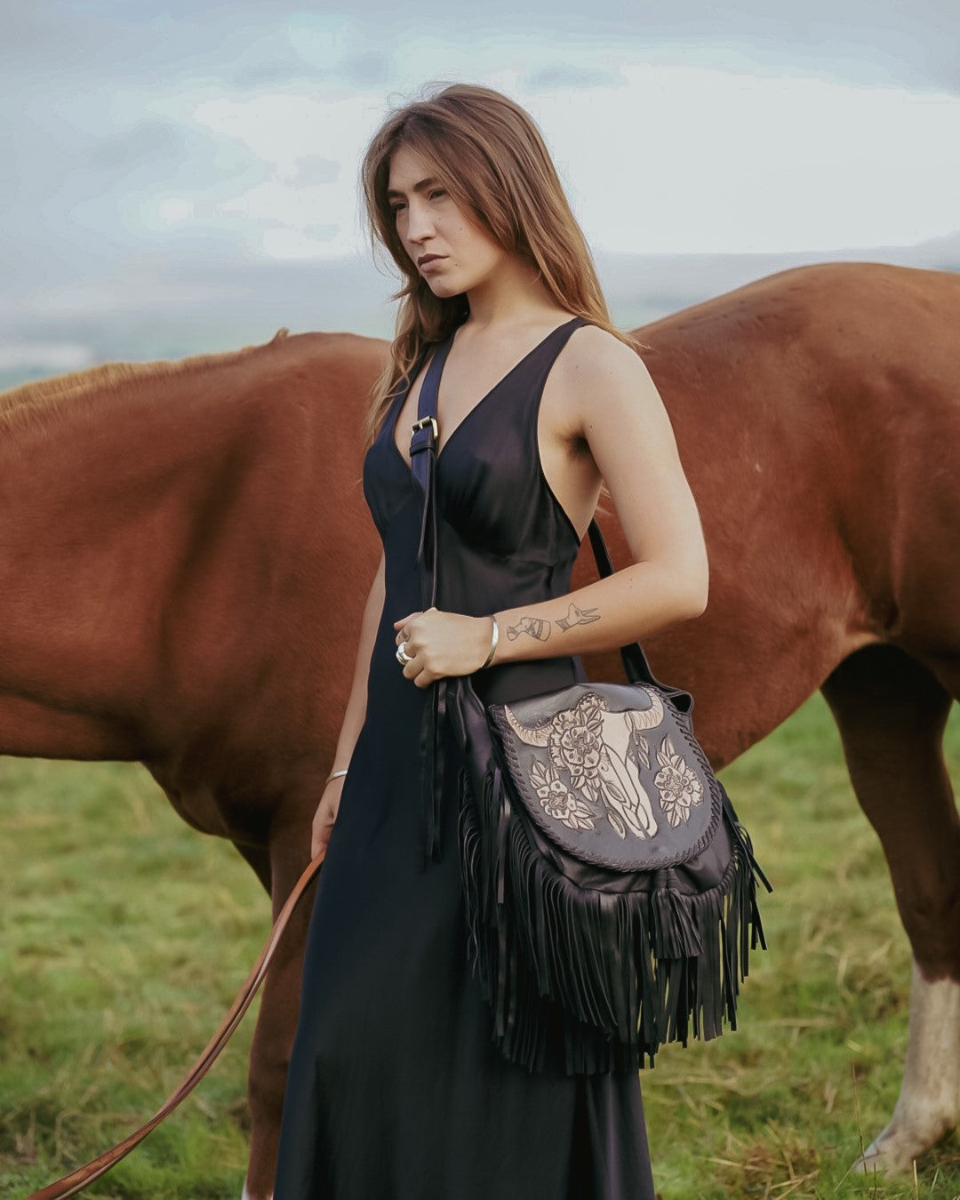 BUFFALO FRINGE & SADDLE BAG