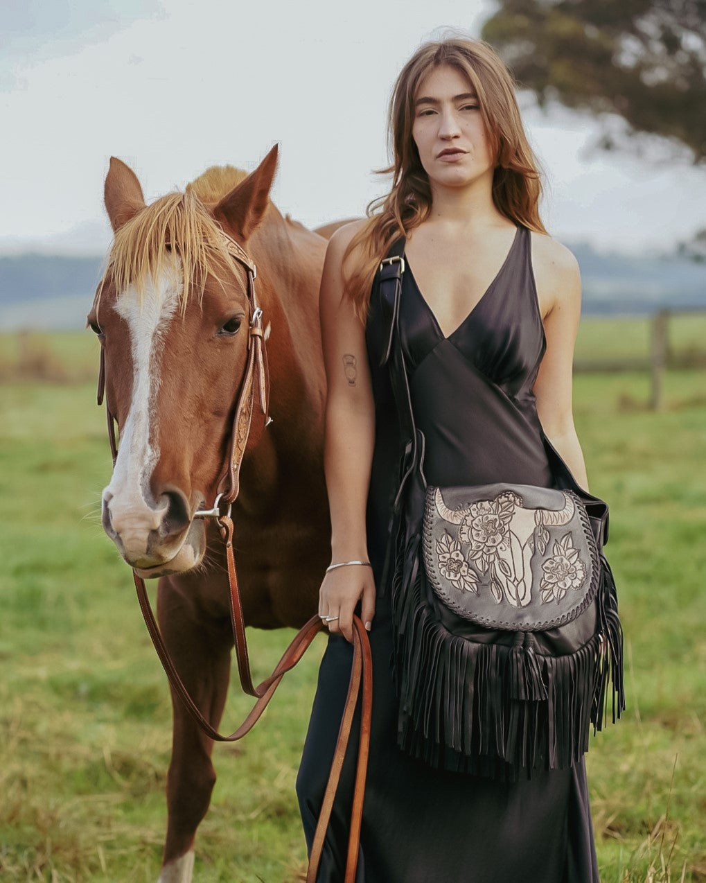 BUFFALO FRINGE & SADDLE BAG