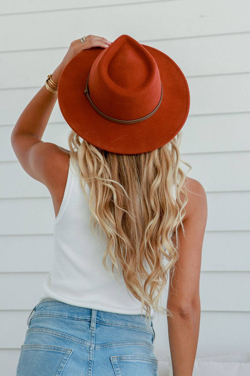 ISLA HAT TERRACOTTA
