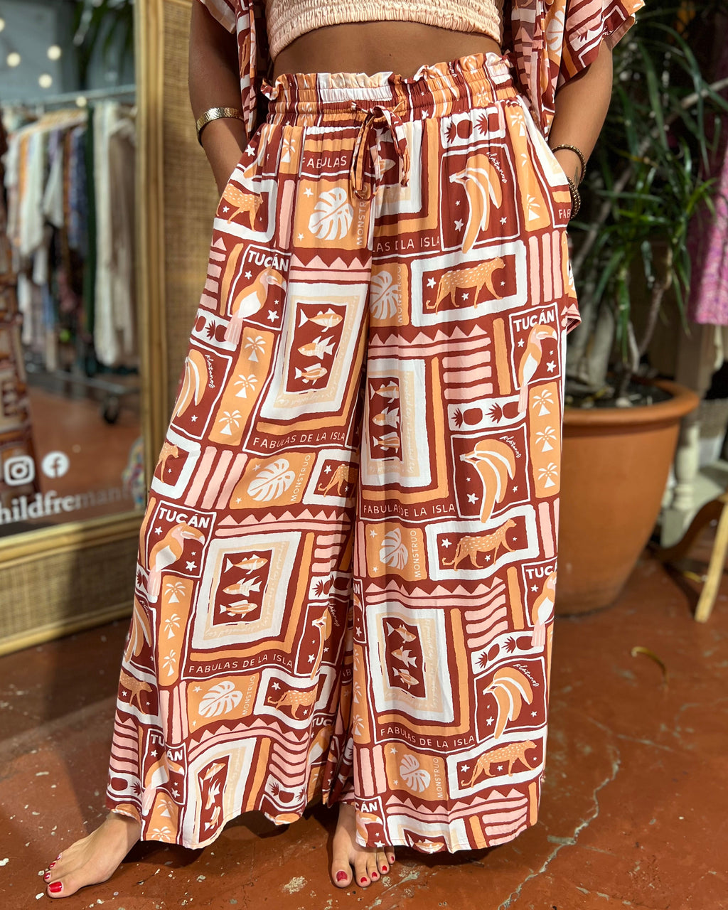 BILLY PANT TUSCAN