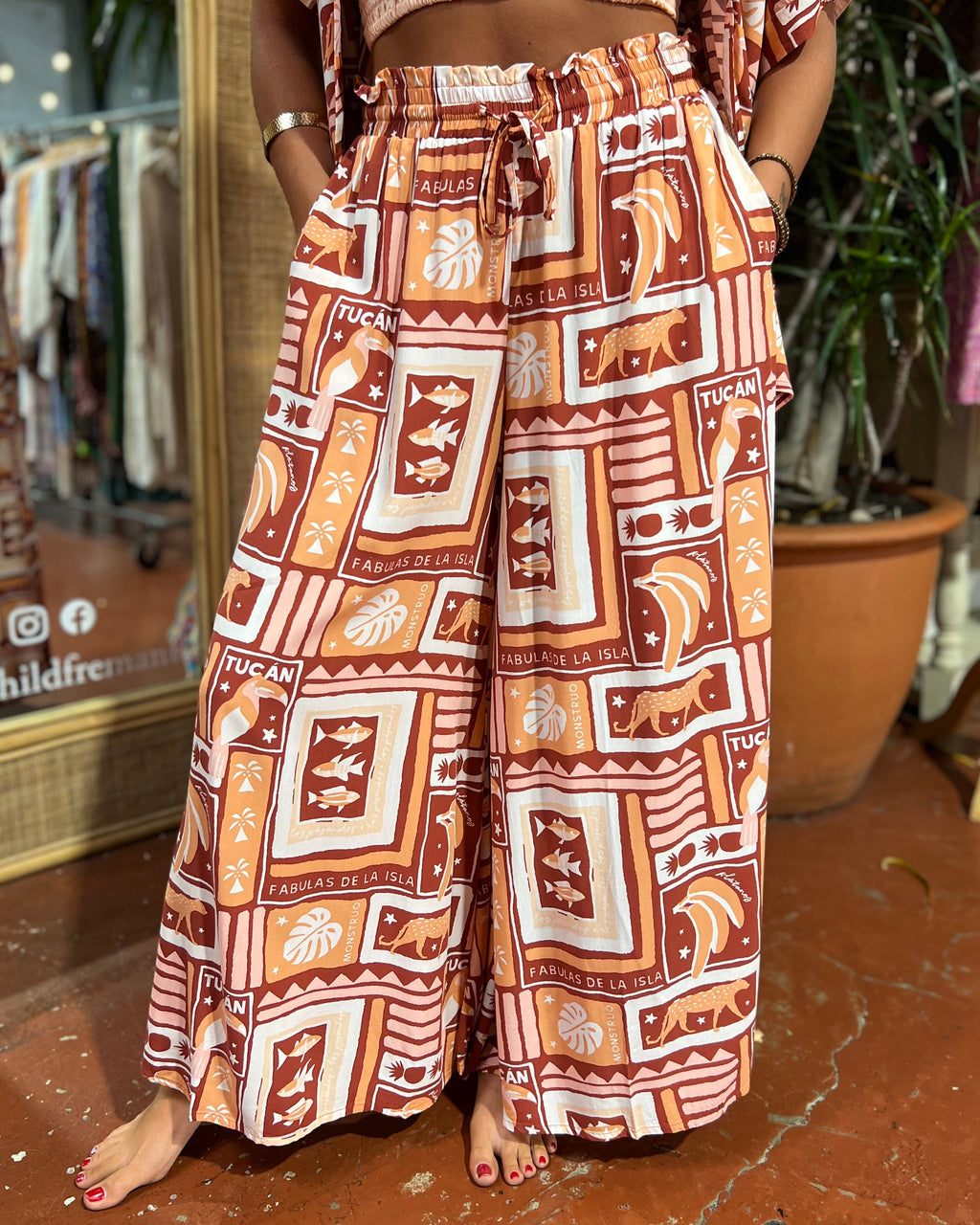 BILLY PANT TUSCAN