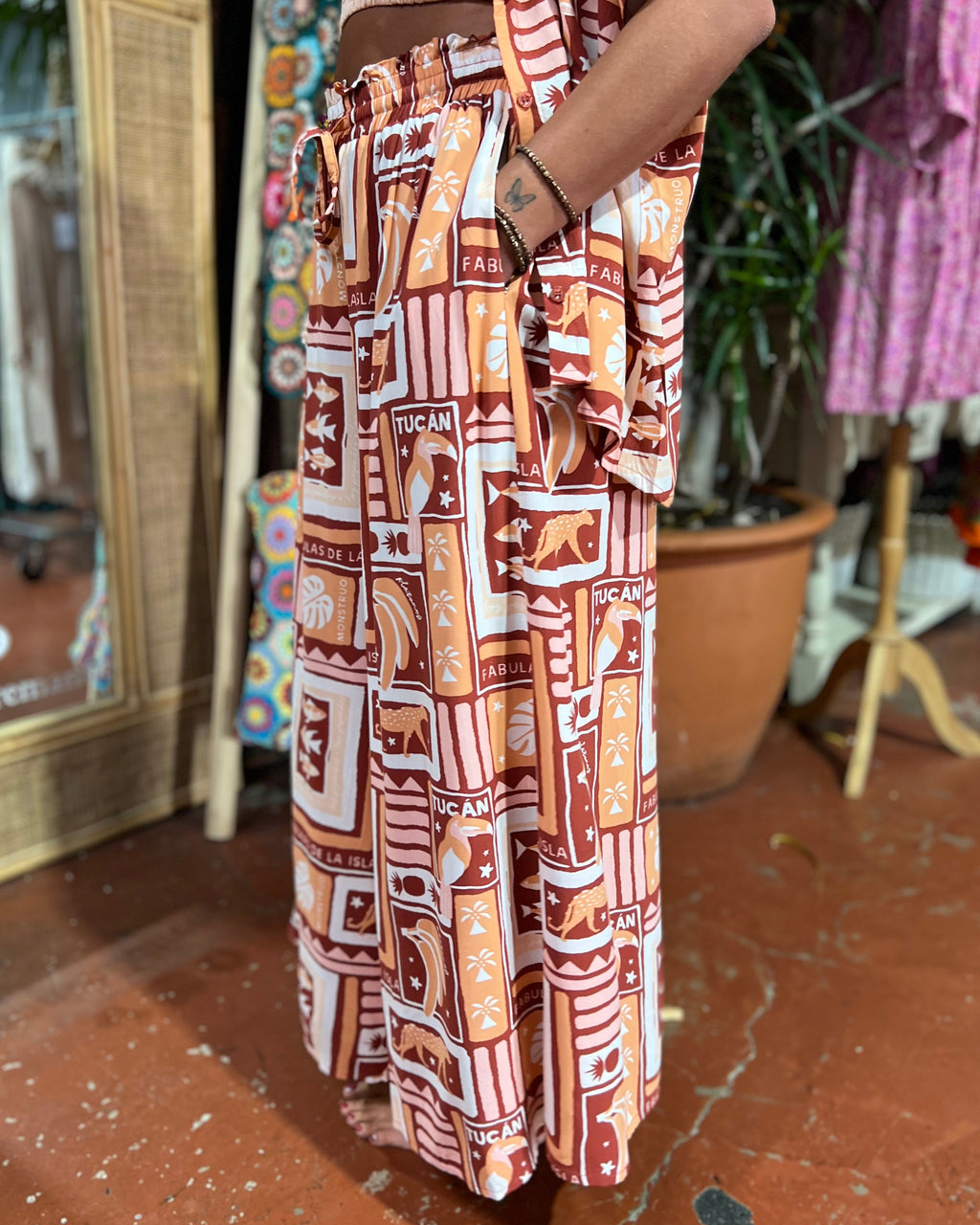 BILLY PANT TUSCAN