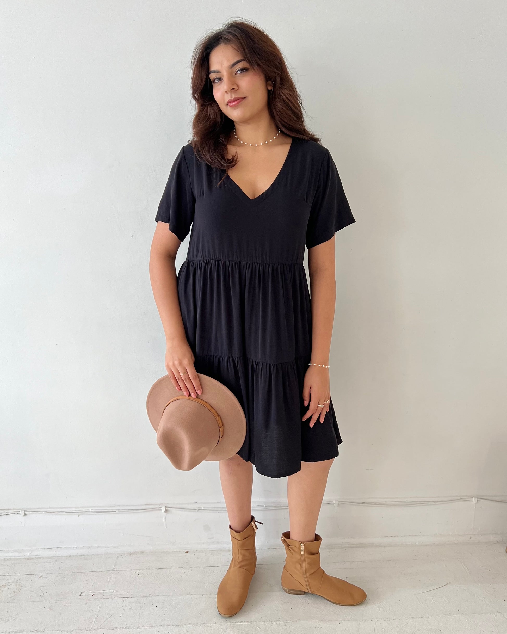 AMY MINI DRESS BLACK