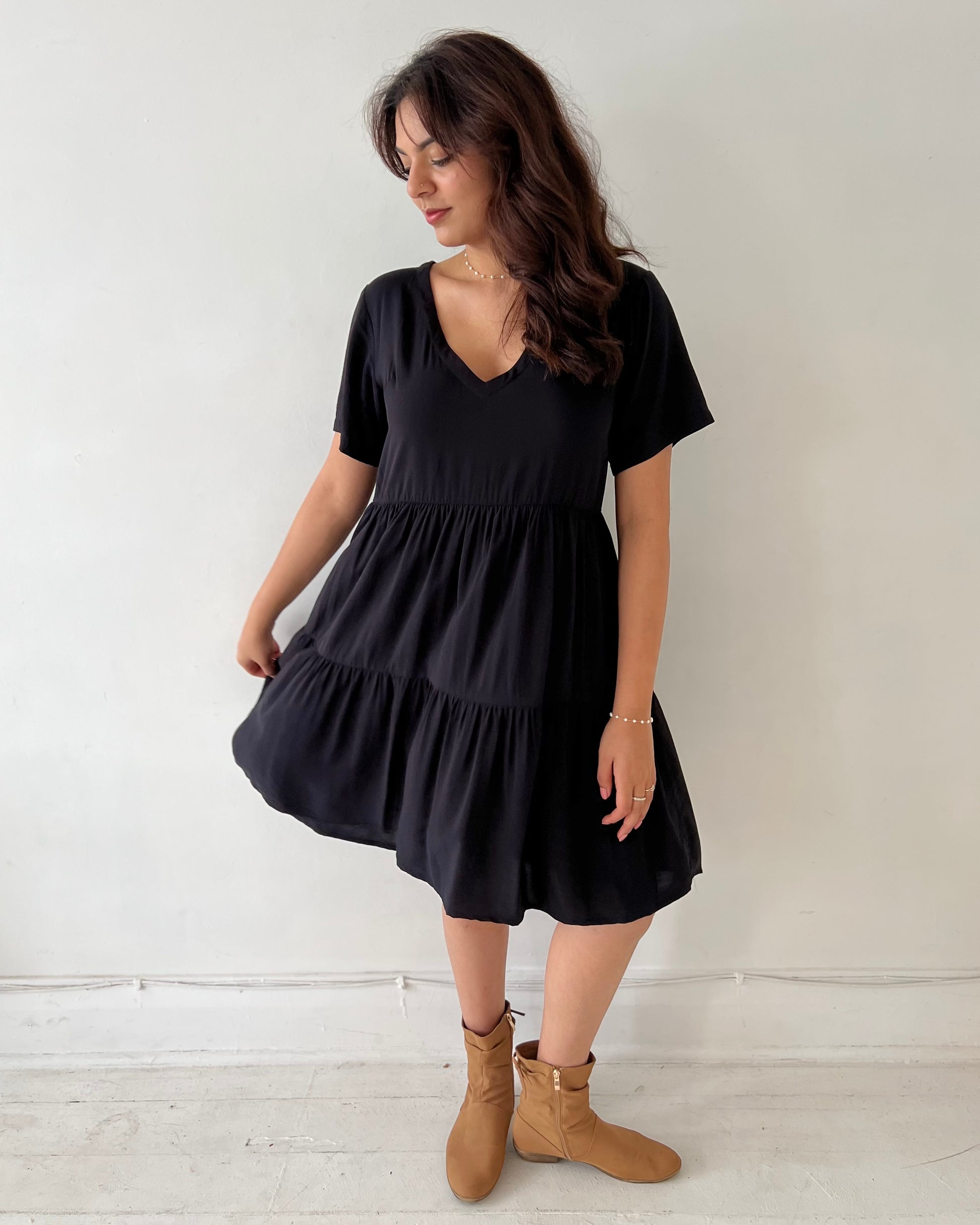 AMY MINI DRESS BLACK