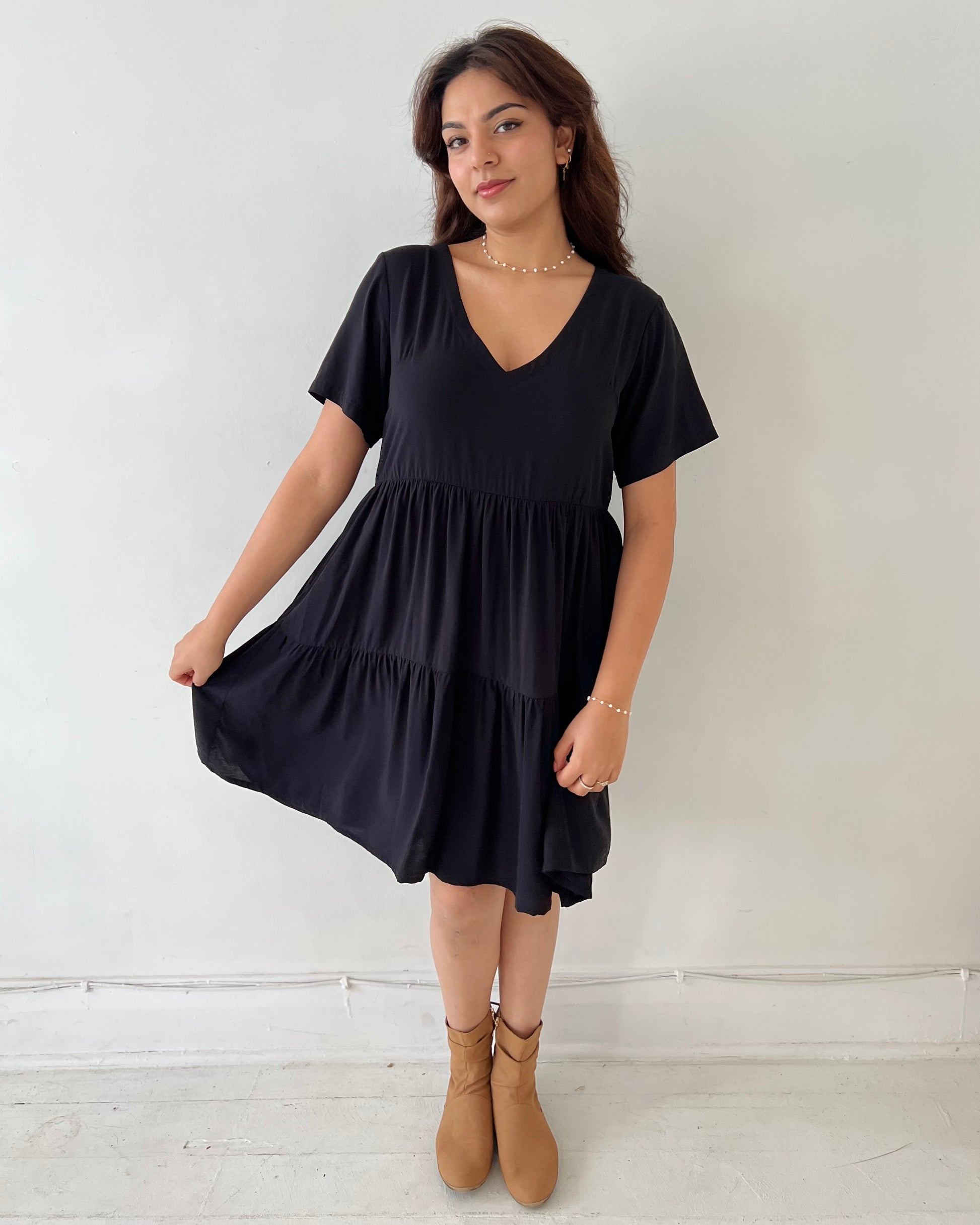 AMY MINI DRESS BLACK