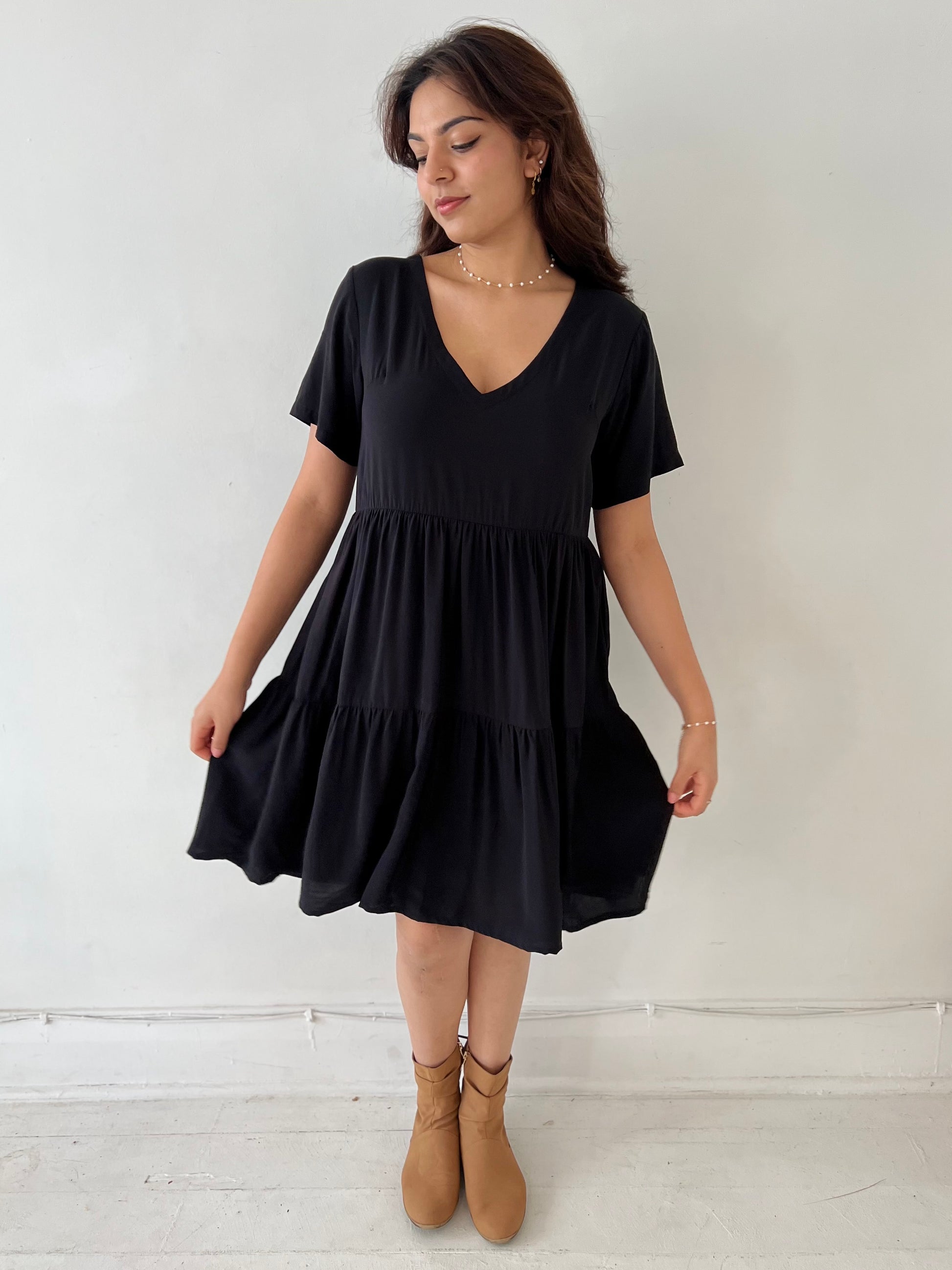AMY MINI DRESS BLACK