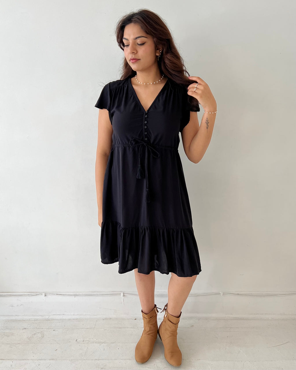CALI MINI DRESS BLACK