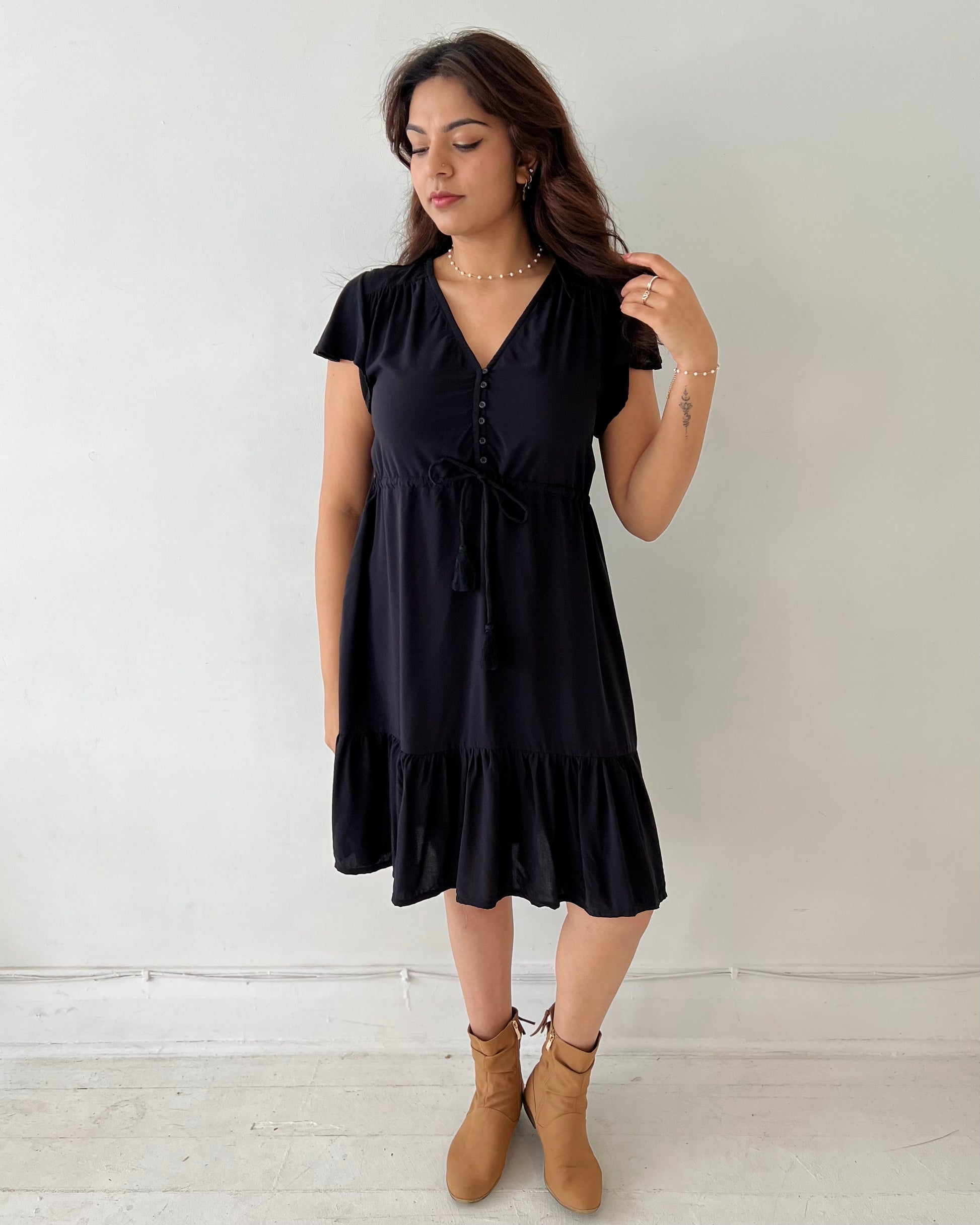 CALI MINI DRESS BLACK