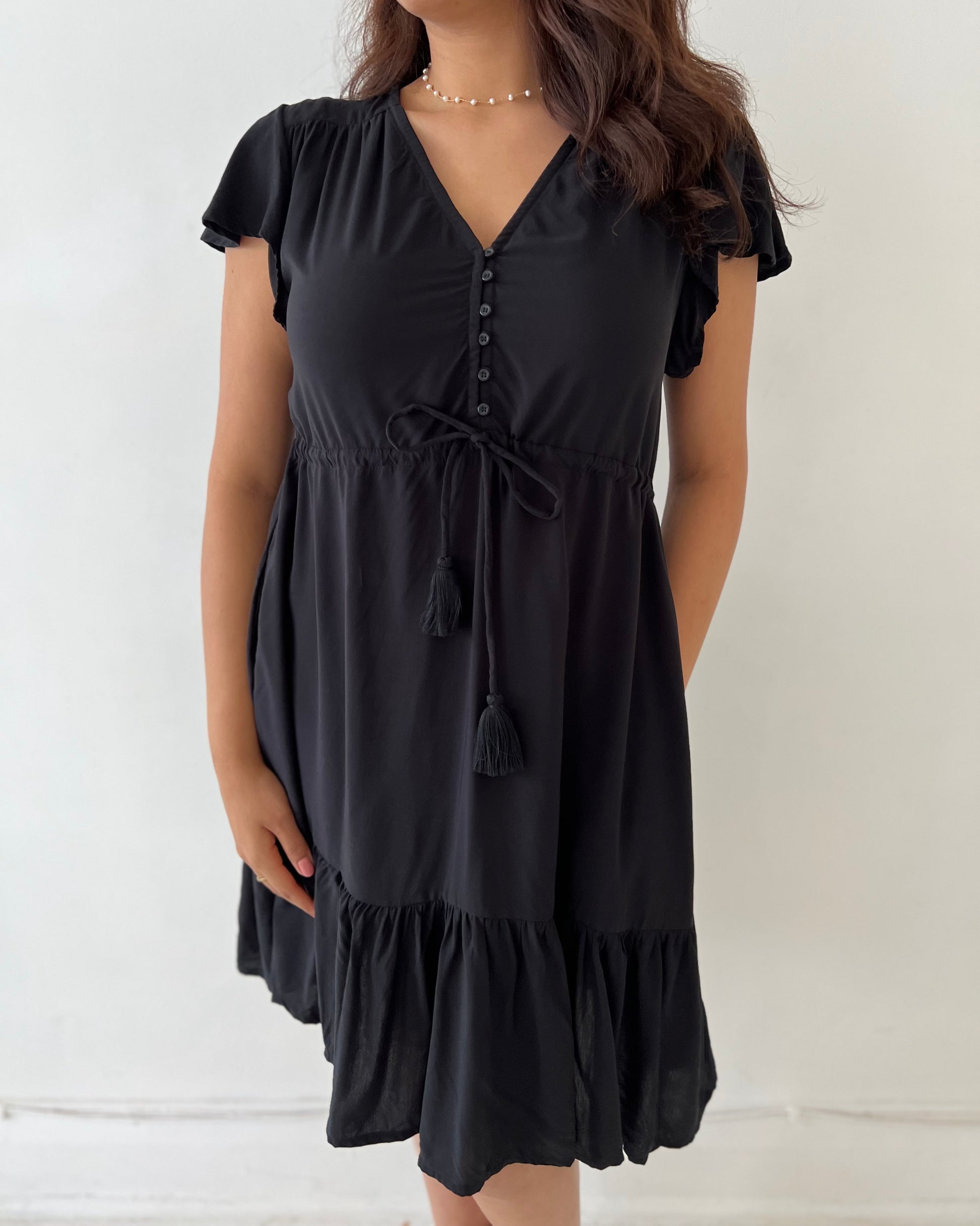 CALI MINI DRESS BLACK