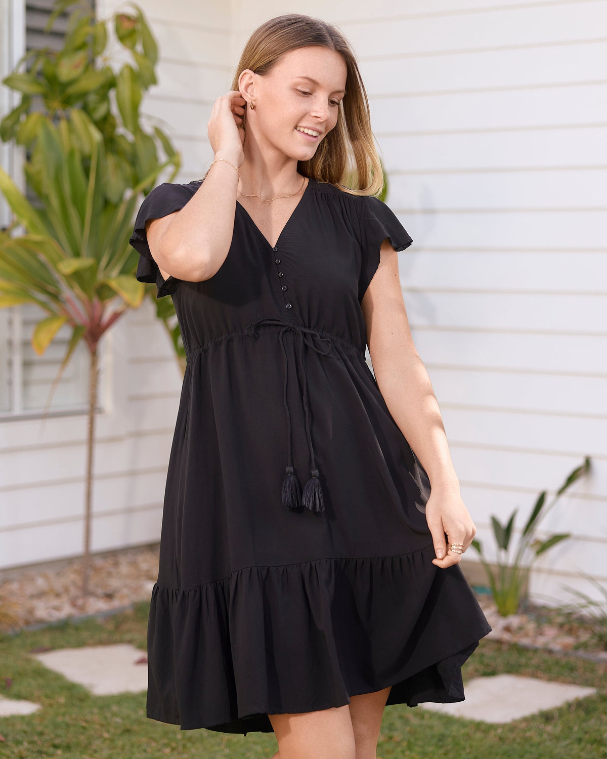 CALI MINI DRESS BLACK