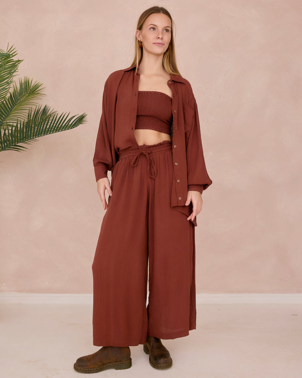 CAROLINE SHIRT MOCHA