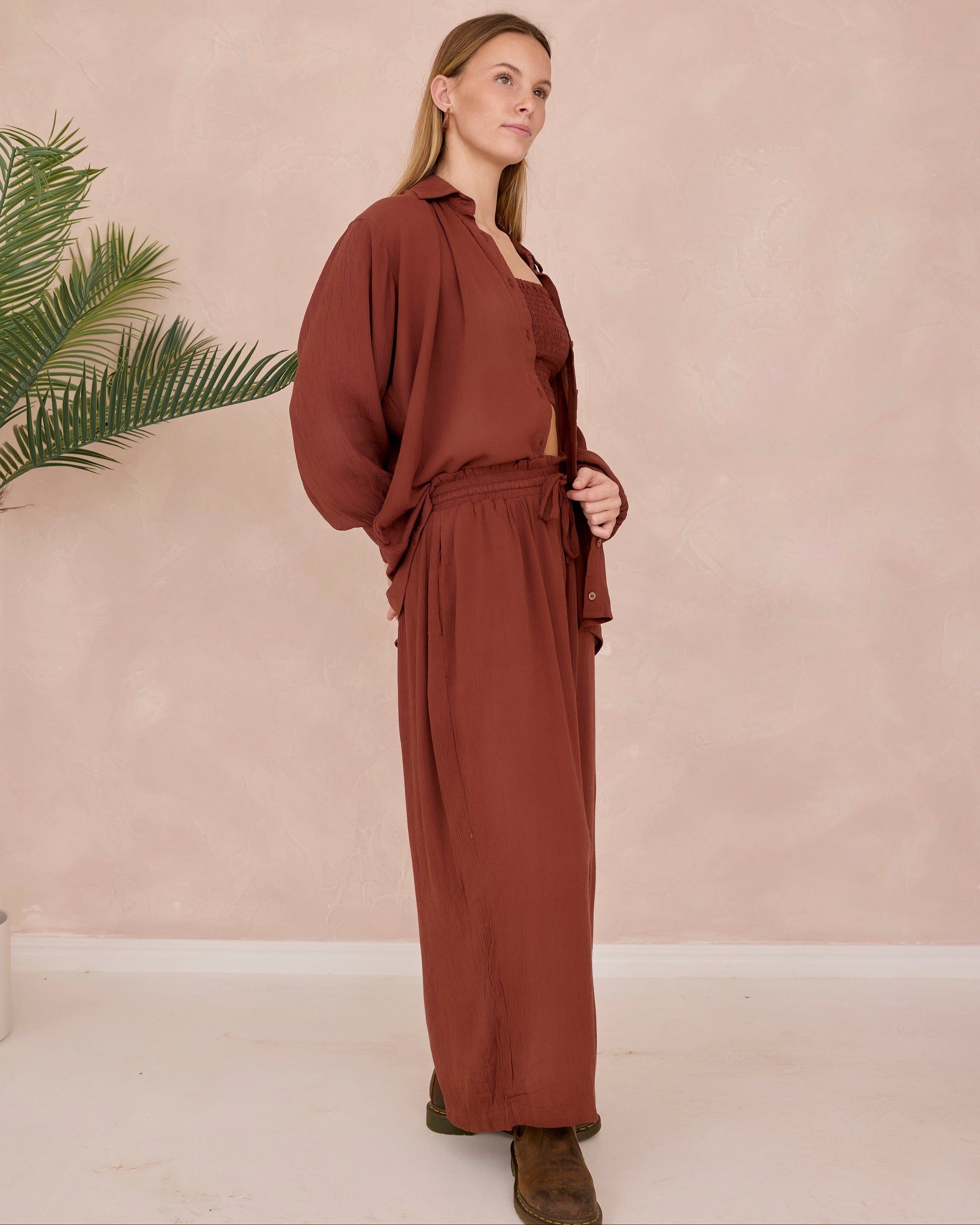 CAROLINE SHIRT MOCHA