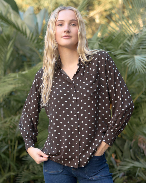 CAROLINE SHIRT FUDGE
