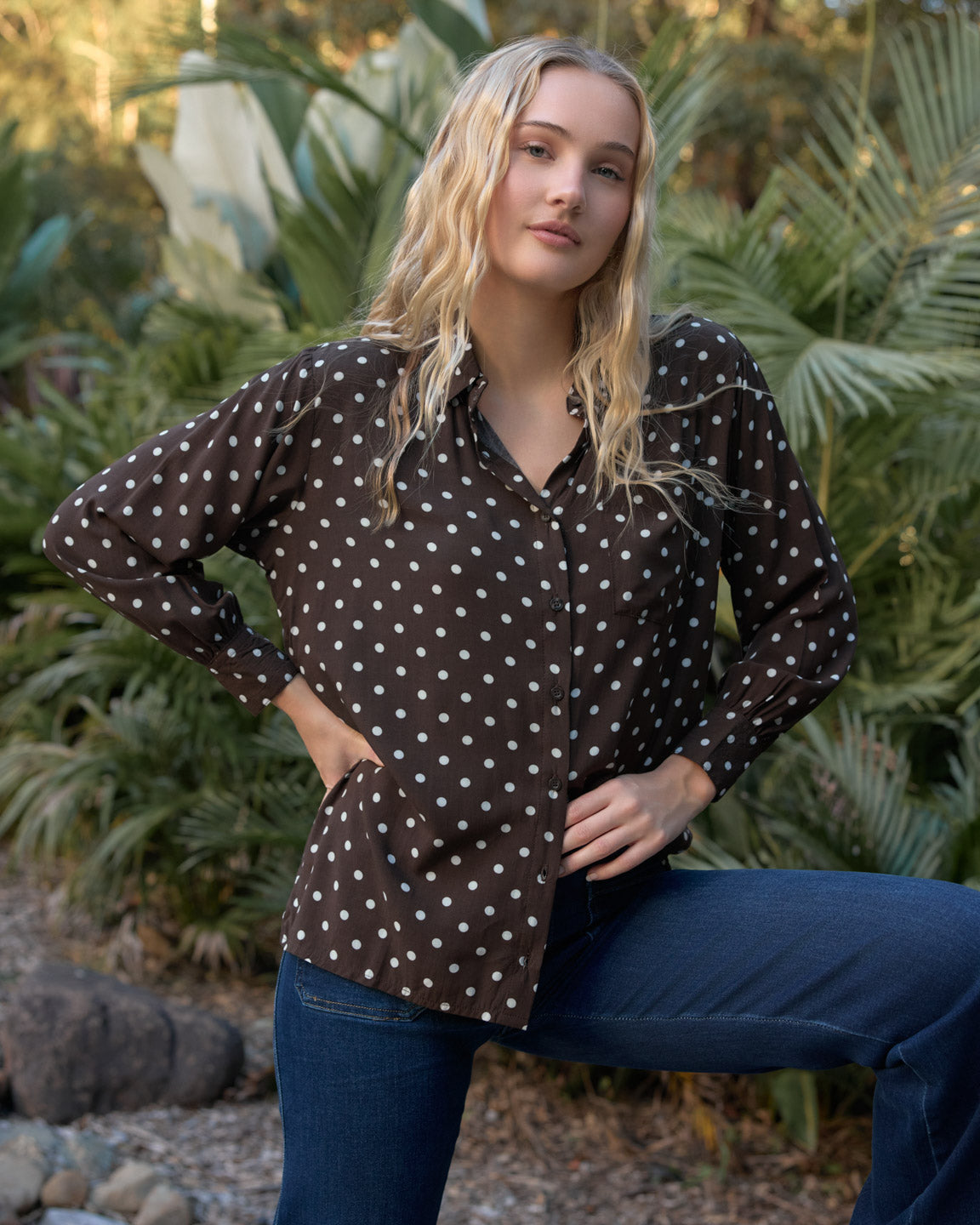 CAROLINE SHIRT FUDGE