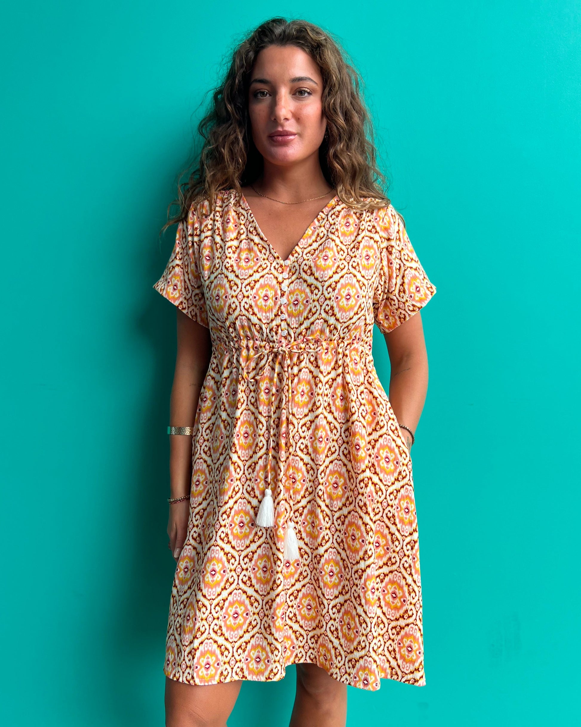 HANNAH MINI DRESS EMBER