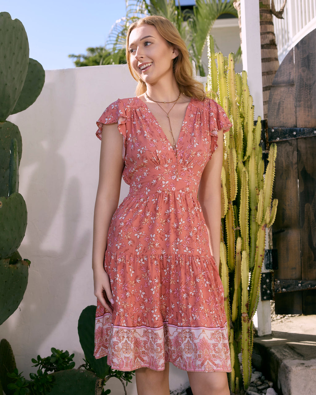 SHAE MINI DRESS RED MAPLE