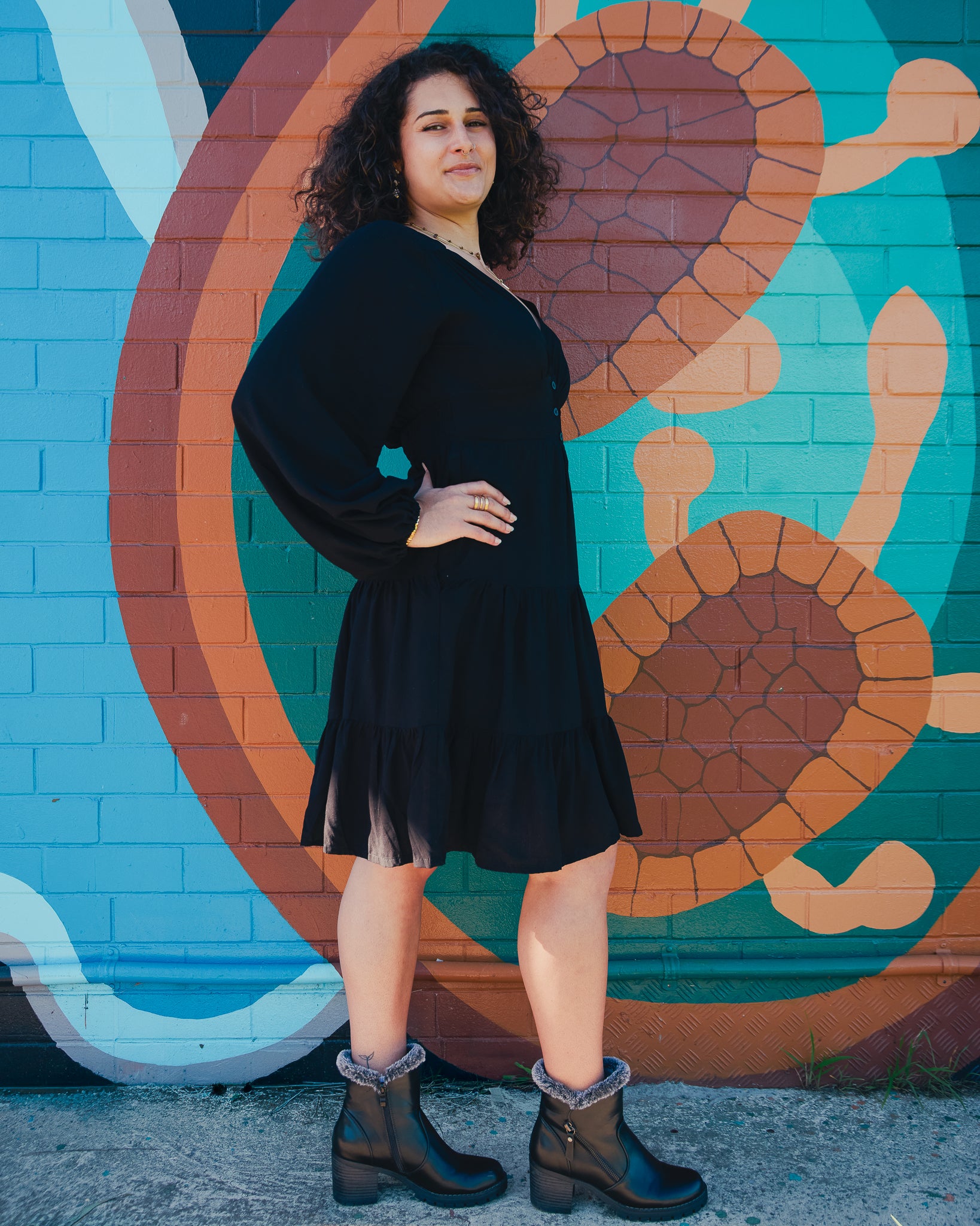 ERIKA MINI DRESS BLACK