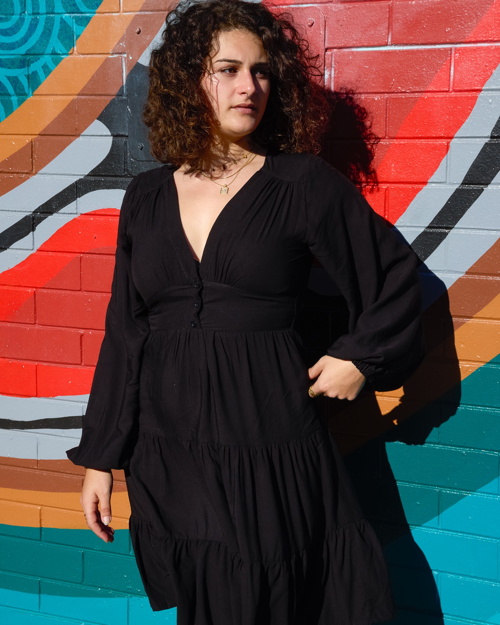 ERIKA MINI DRESS BLACK