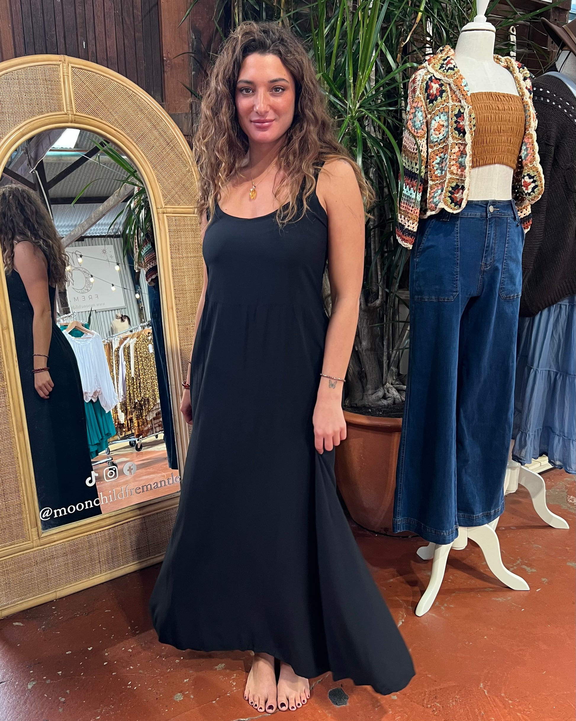 LUKA MAXI DRESS BLACK