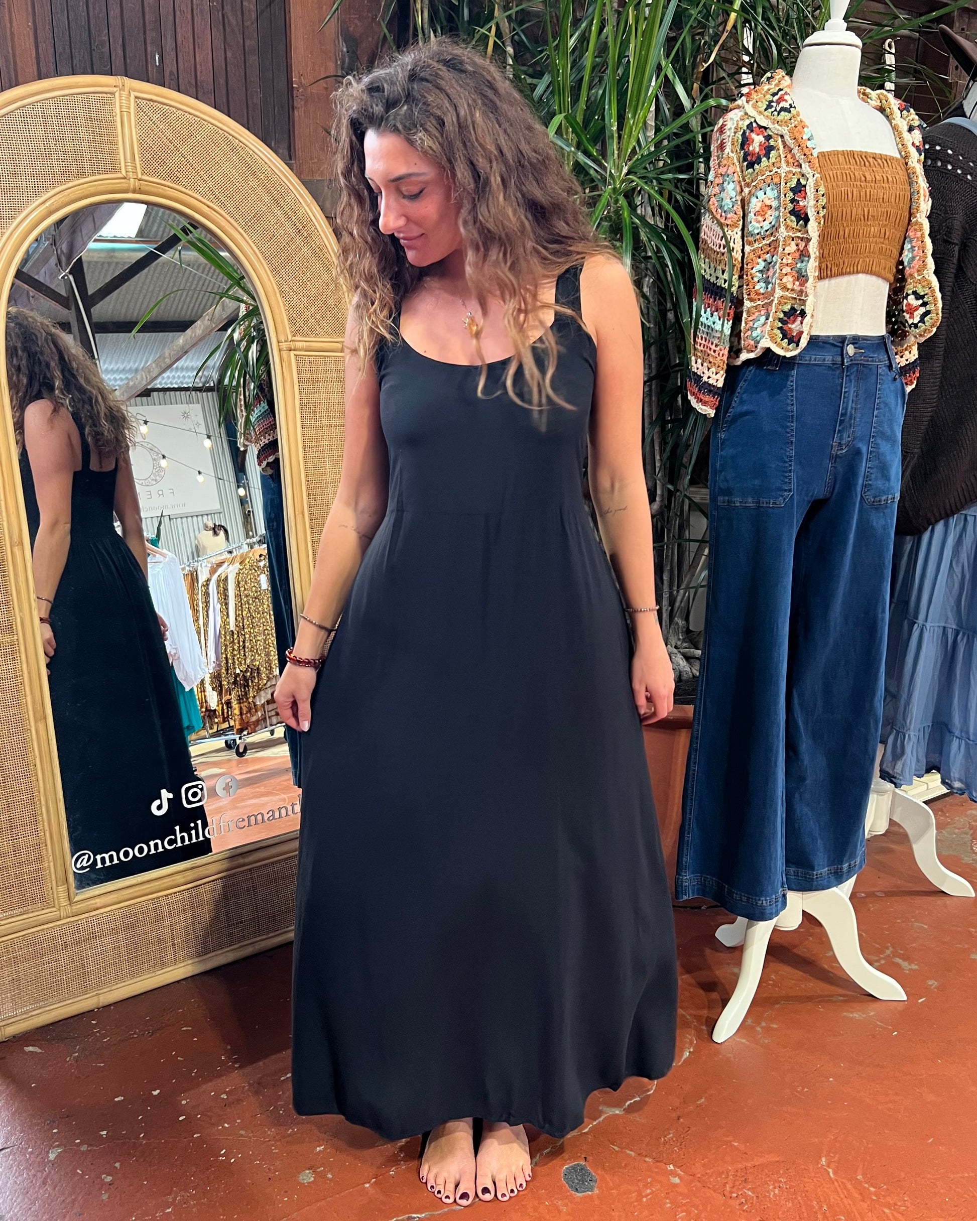 LUKA MAXI DRESS BLACK