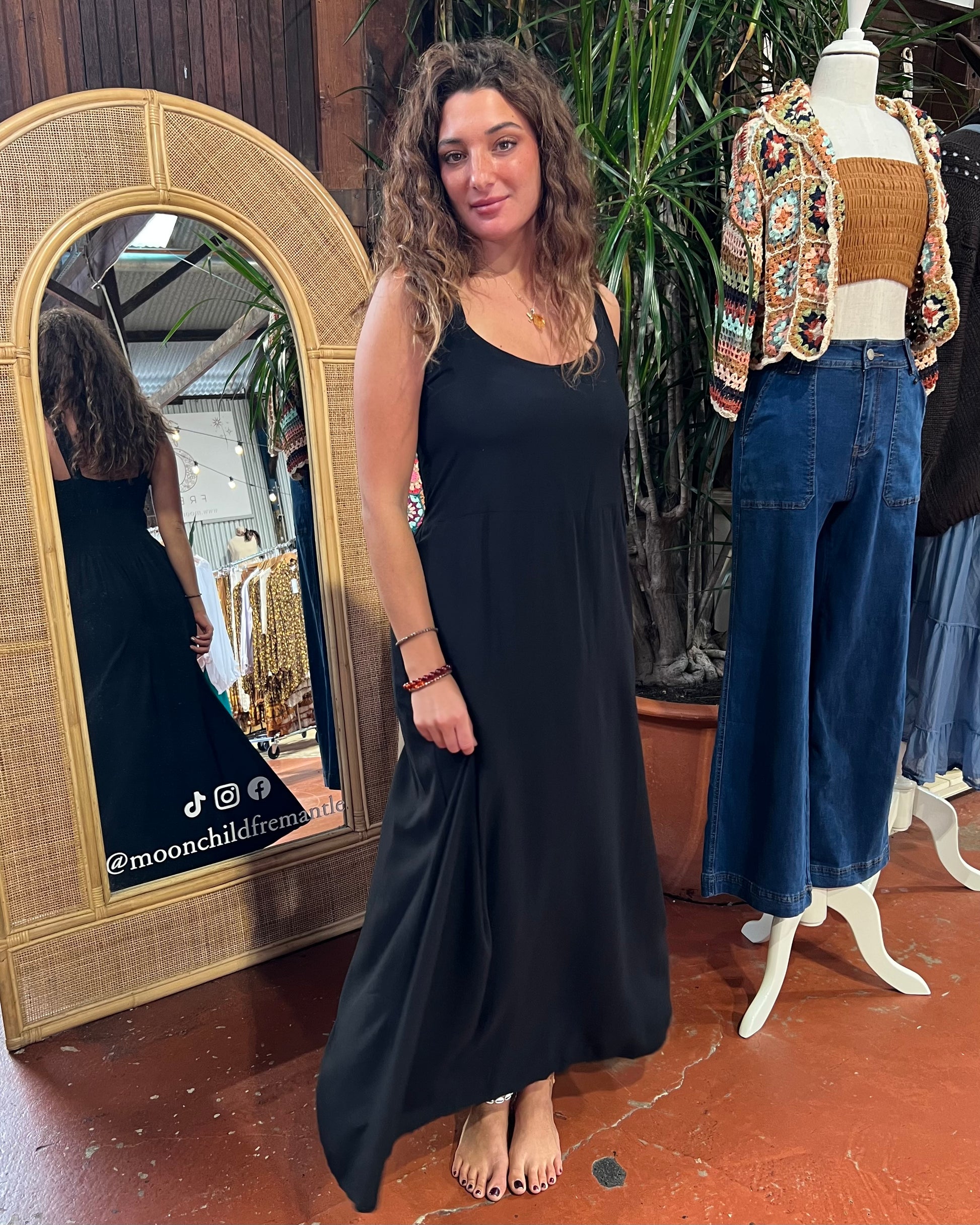 LUKA MAXI DRESS BLACK