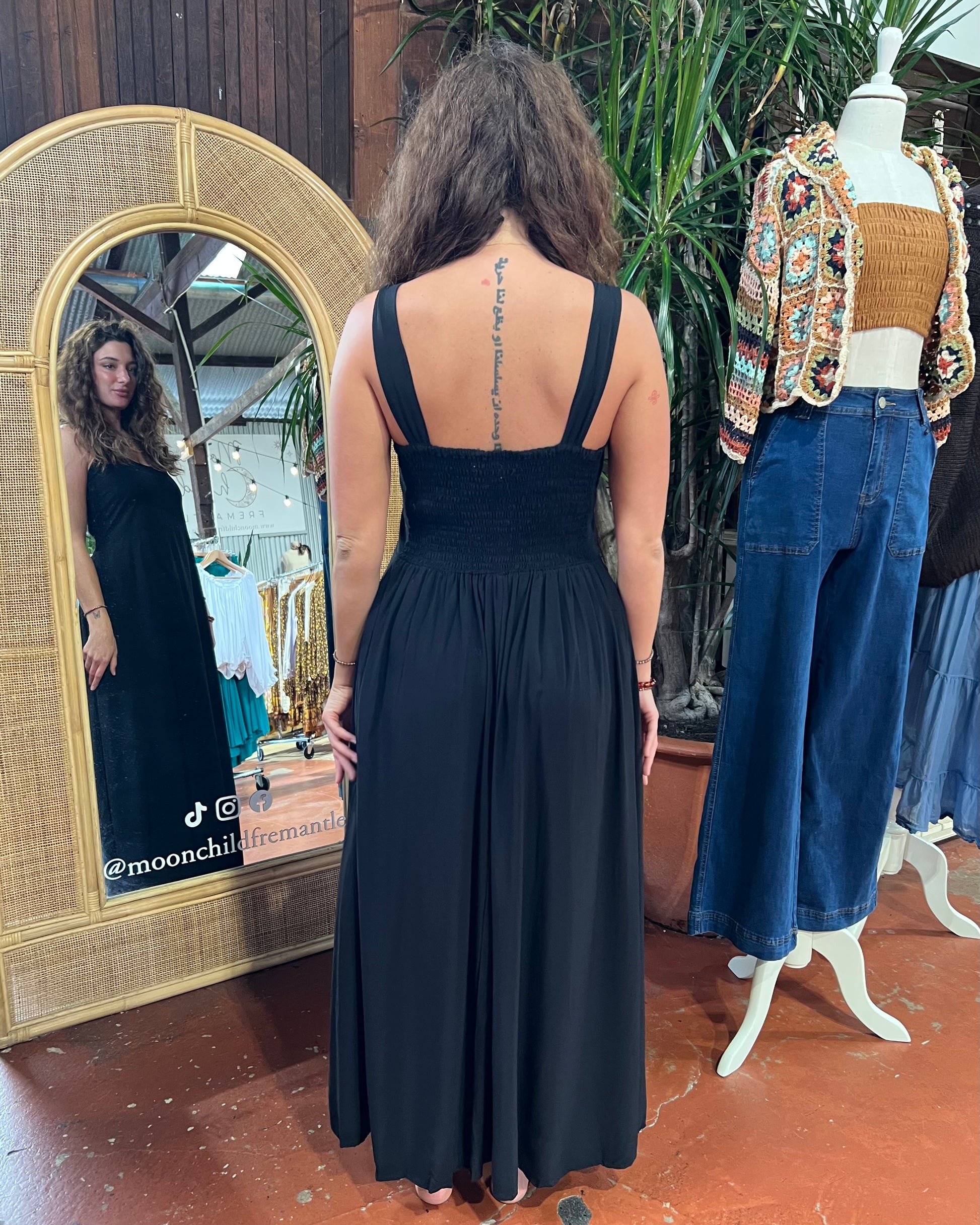 LUKA MAXI DRESS BLACK