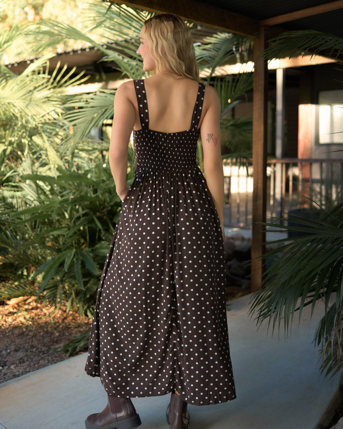 LUKA MAXI DRESS FUDGE