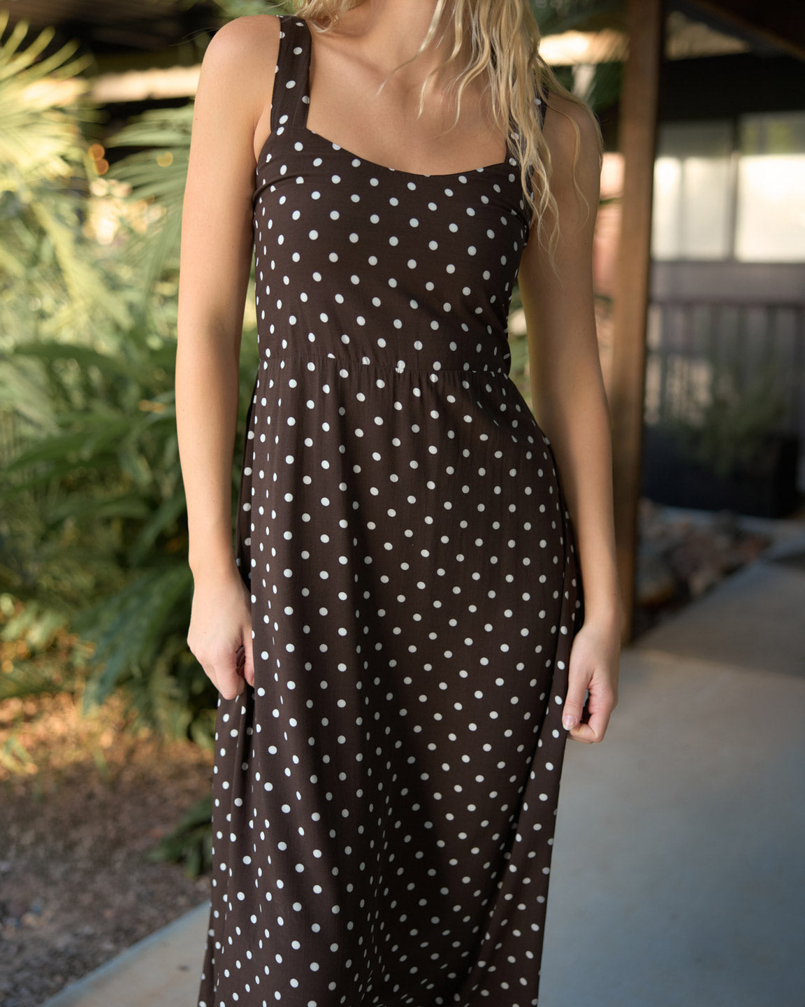 LUKA MAXI DRESS FUDGE