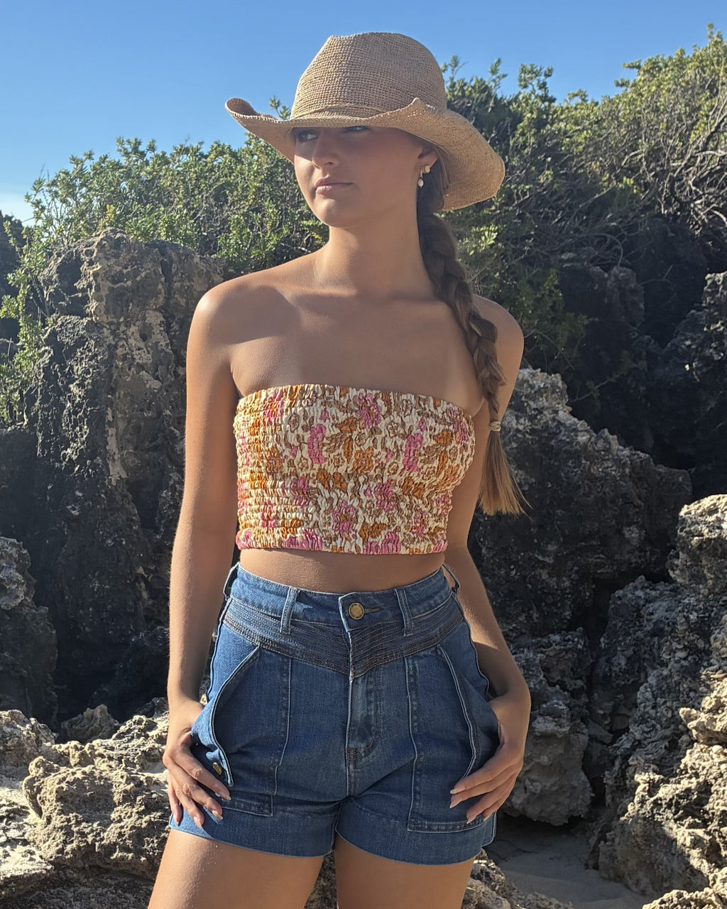 BANDEAU FLORAL SUNSET