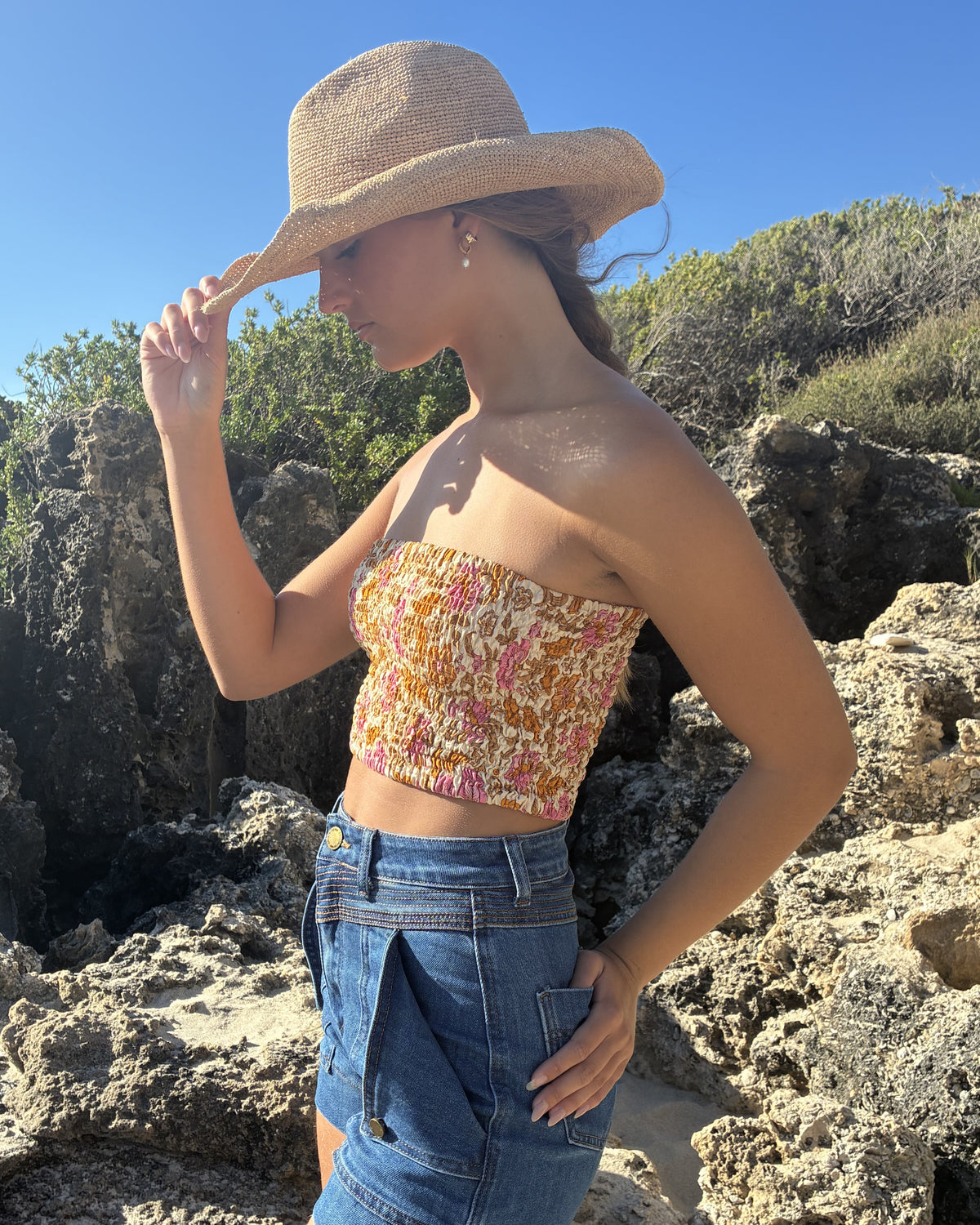 BANDEAU FLORAL SUNSET