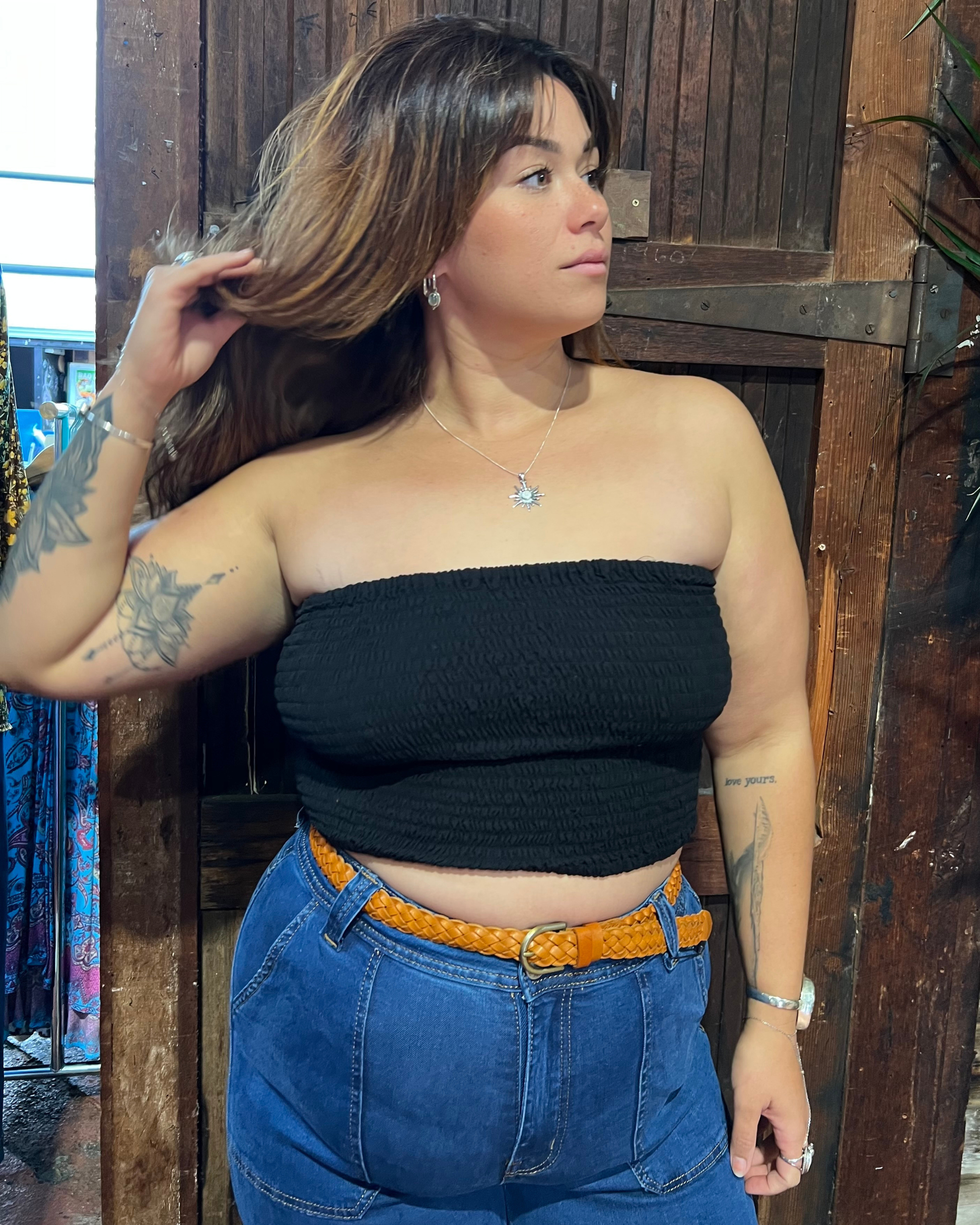 CURVE BANDEAU BLACK