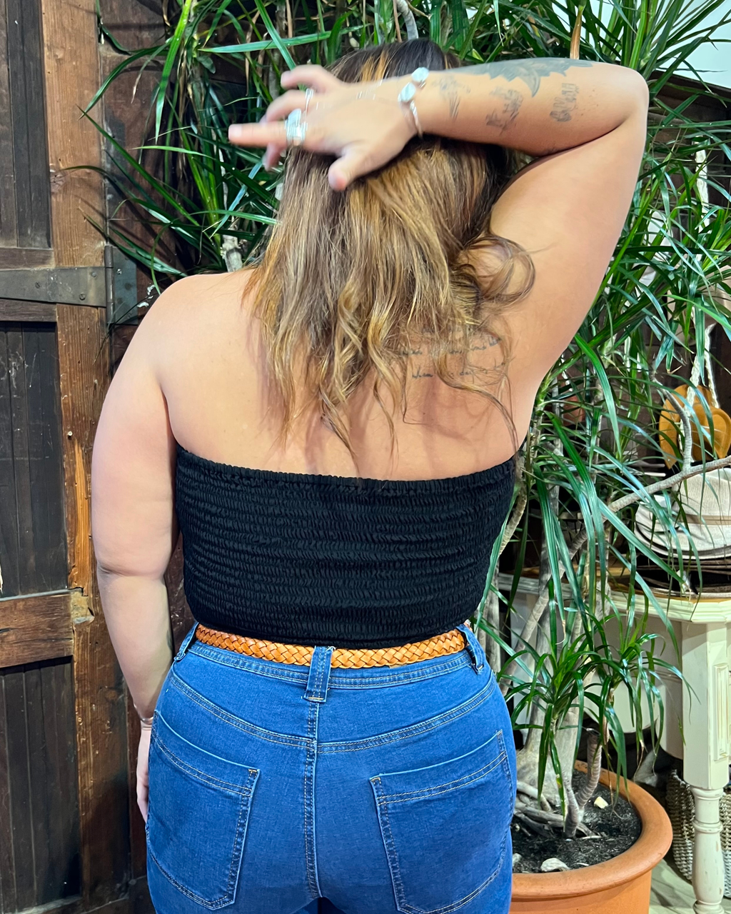 CURVE BANDEAU BLACK