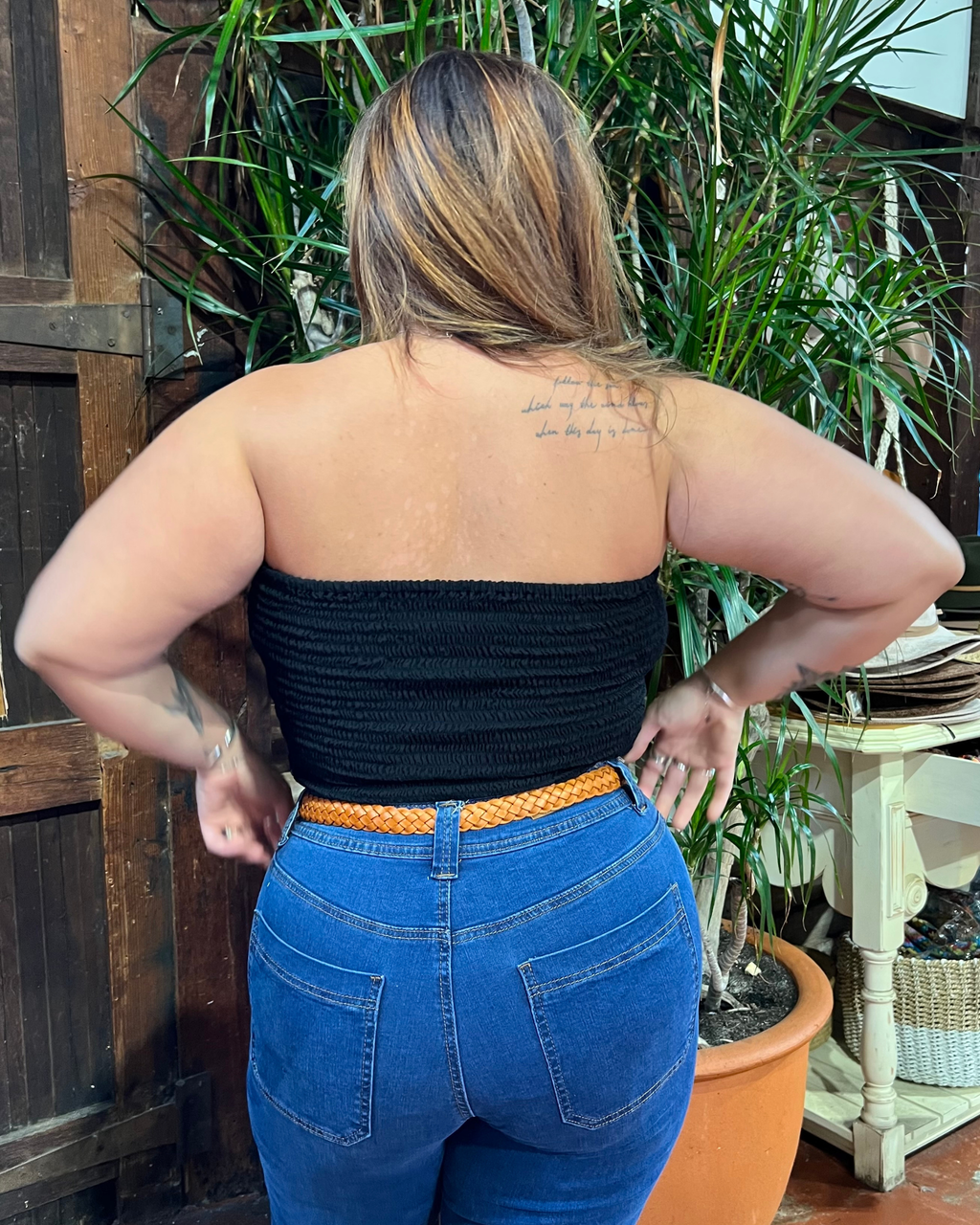 CURVE BANDEAU BLACK