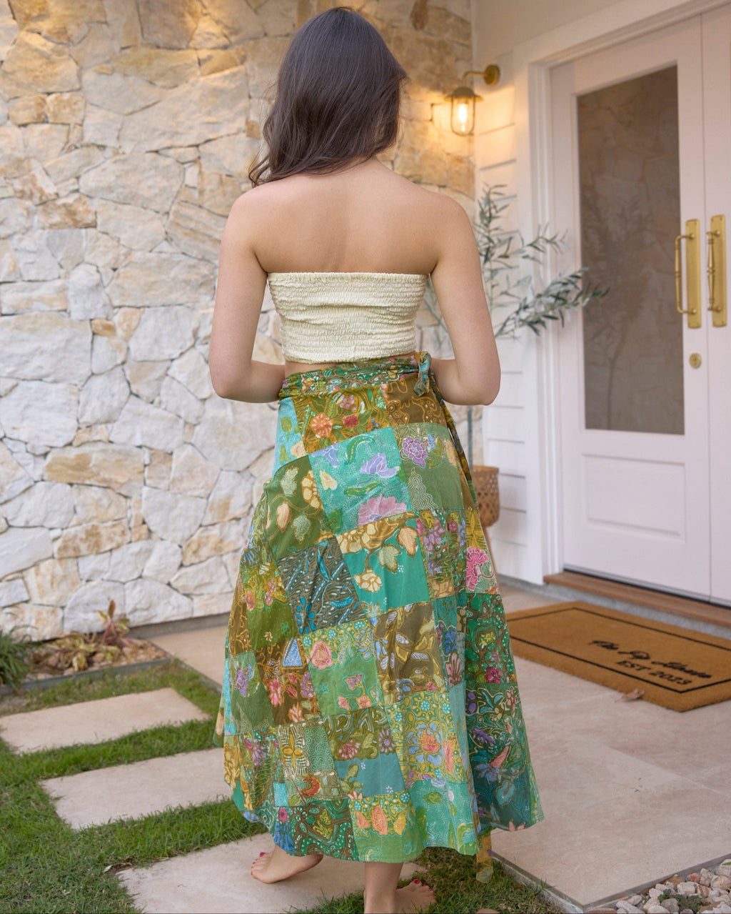 BETH MAXI SKIRT GREEN