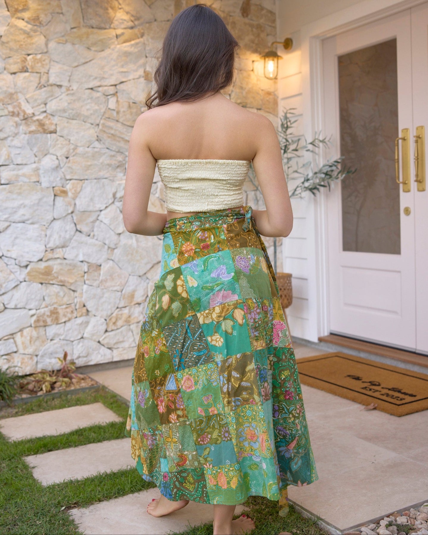 BETH MAXI SKIRT GREEN