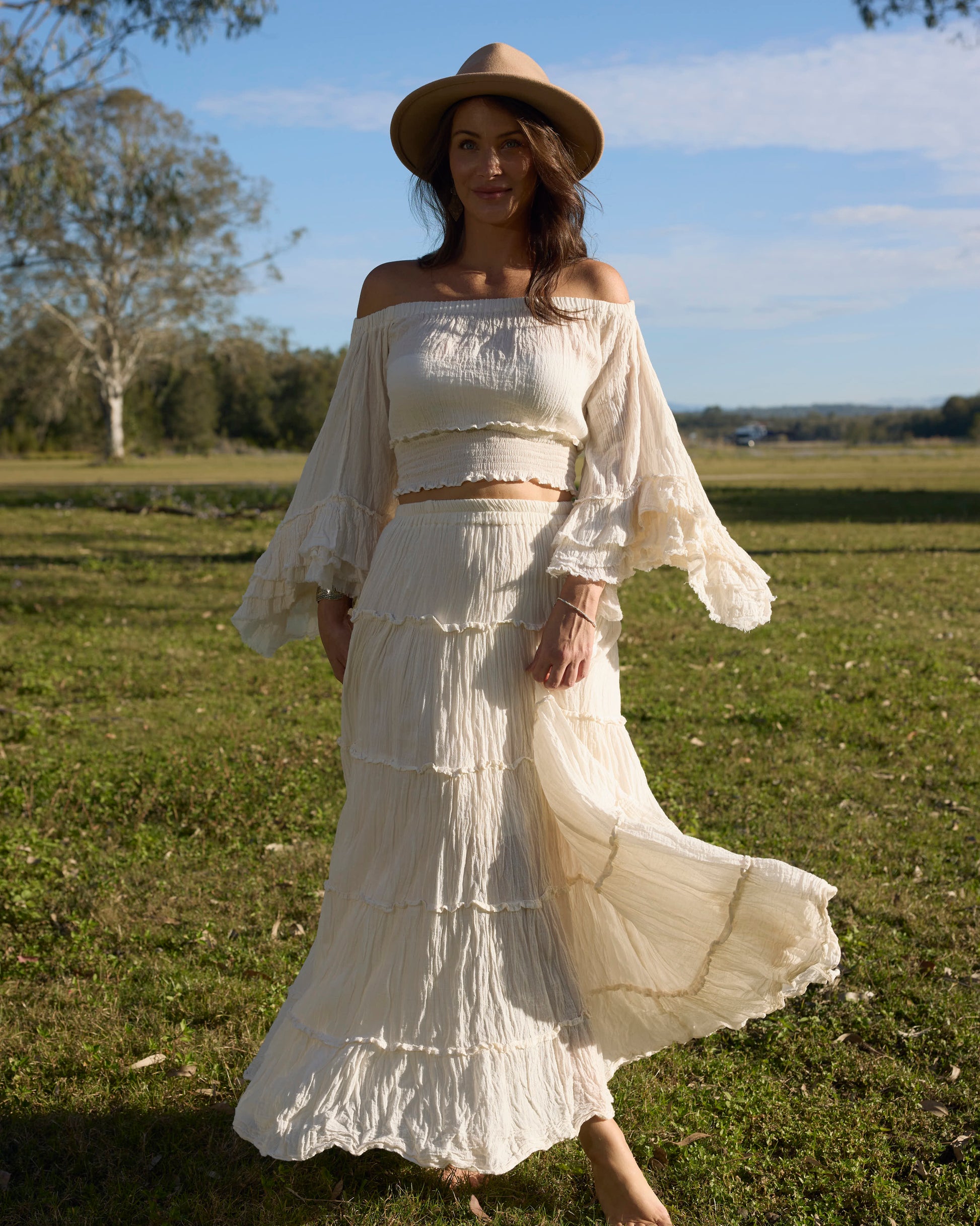 ALI TOP VINTAGE CREAM