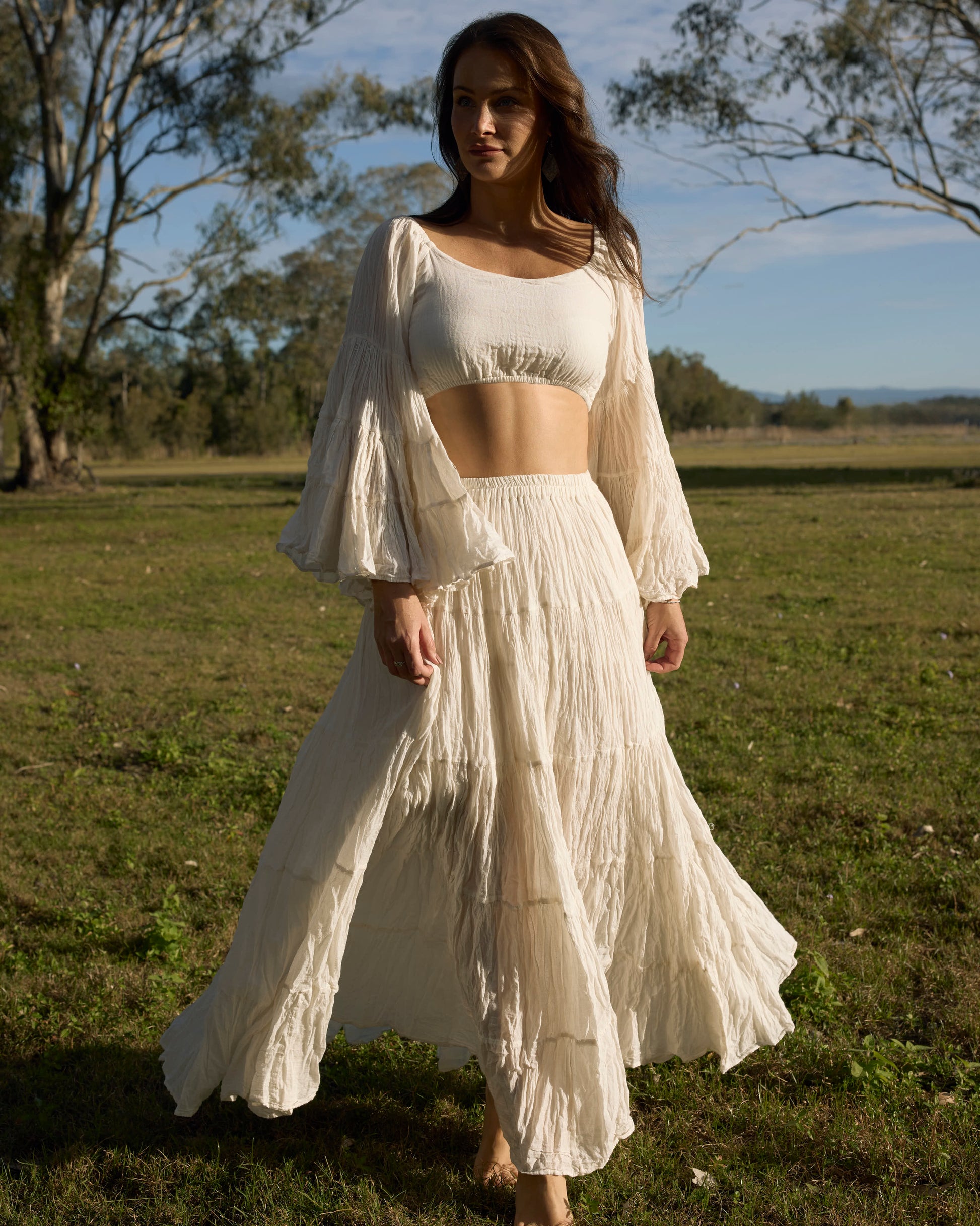 RUMI SKIRT VINTAGE CREAM