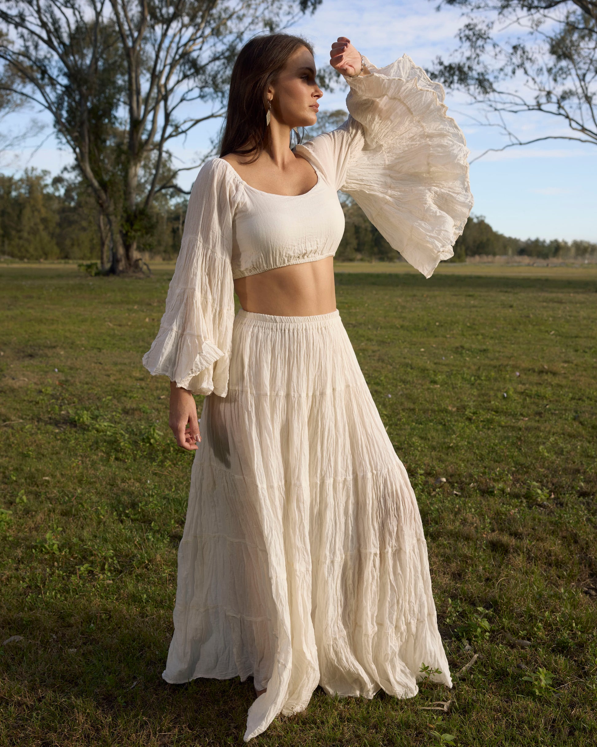 RUMI SKIRT VINTAGE CREAM