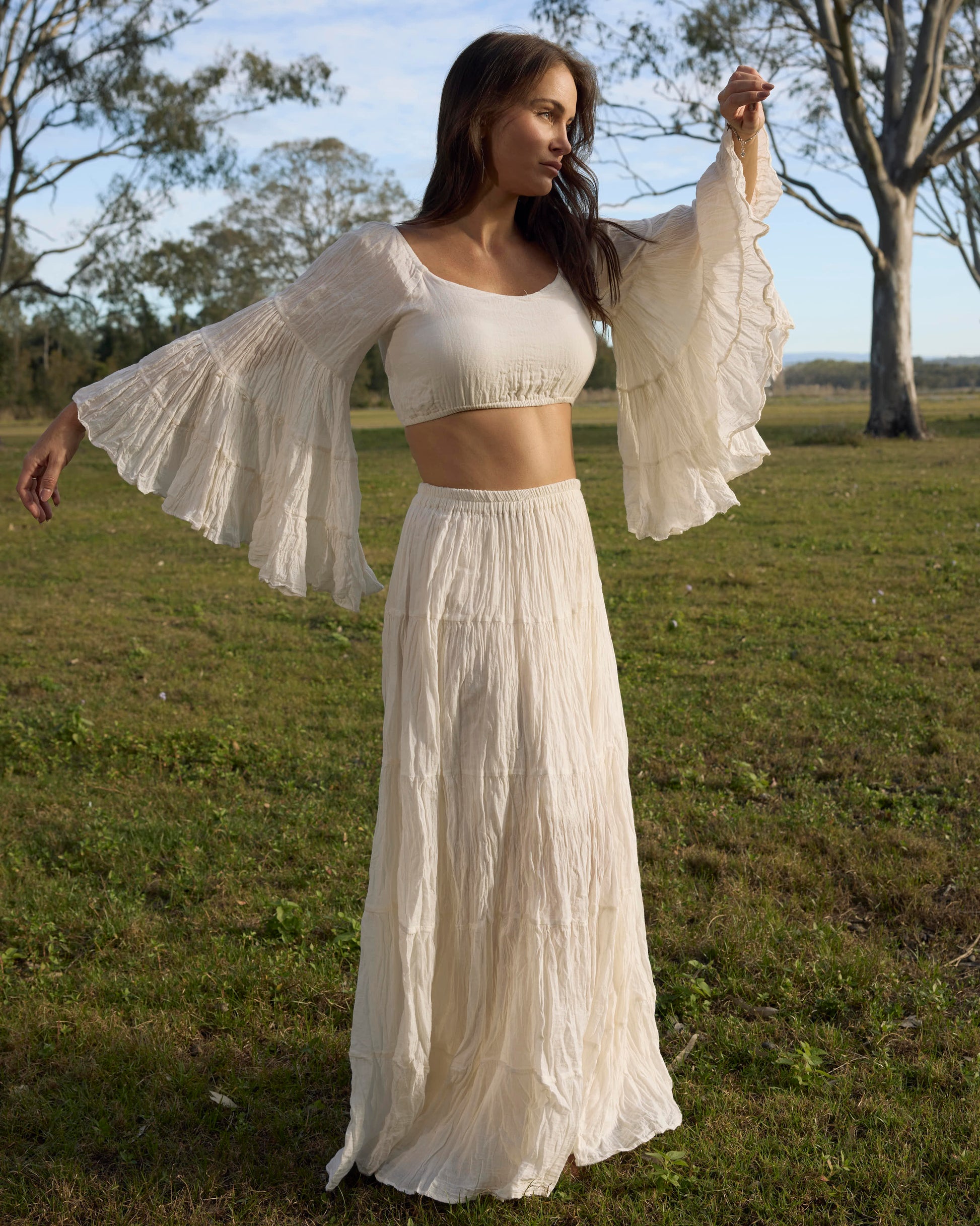 RUMI SKIRT VINTAGE CREAM