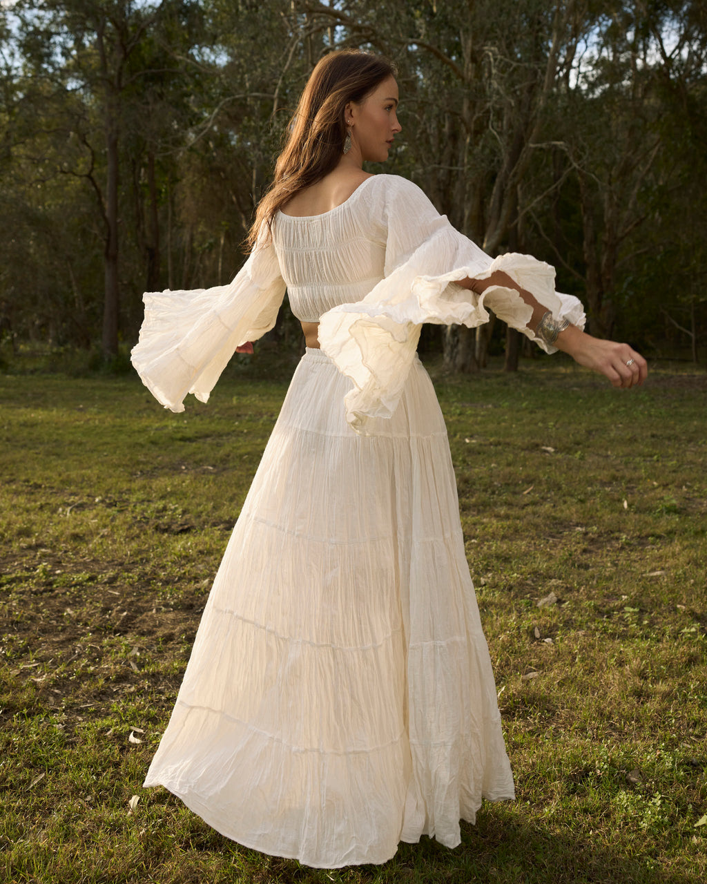 RUMI SKIRT VINTAGE CREAM