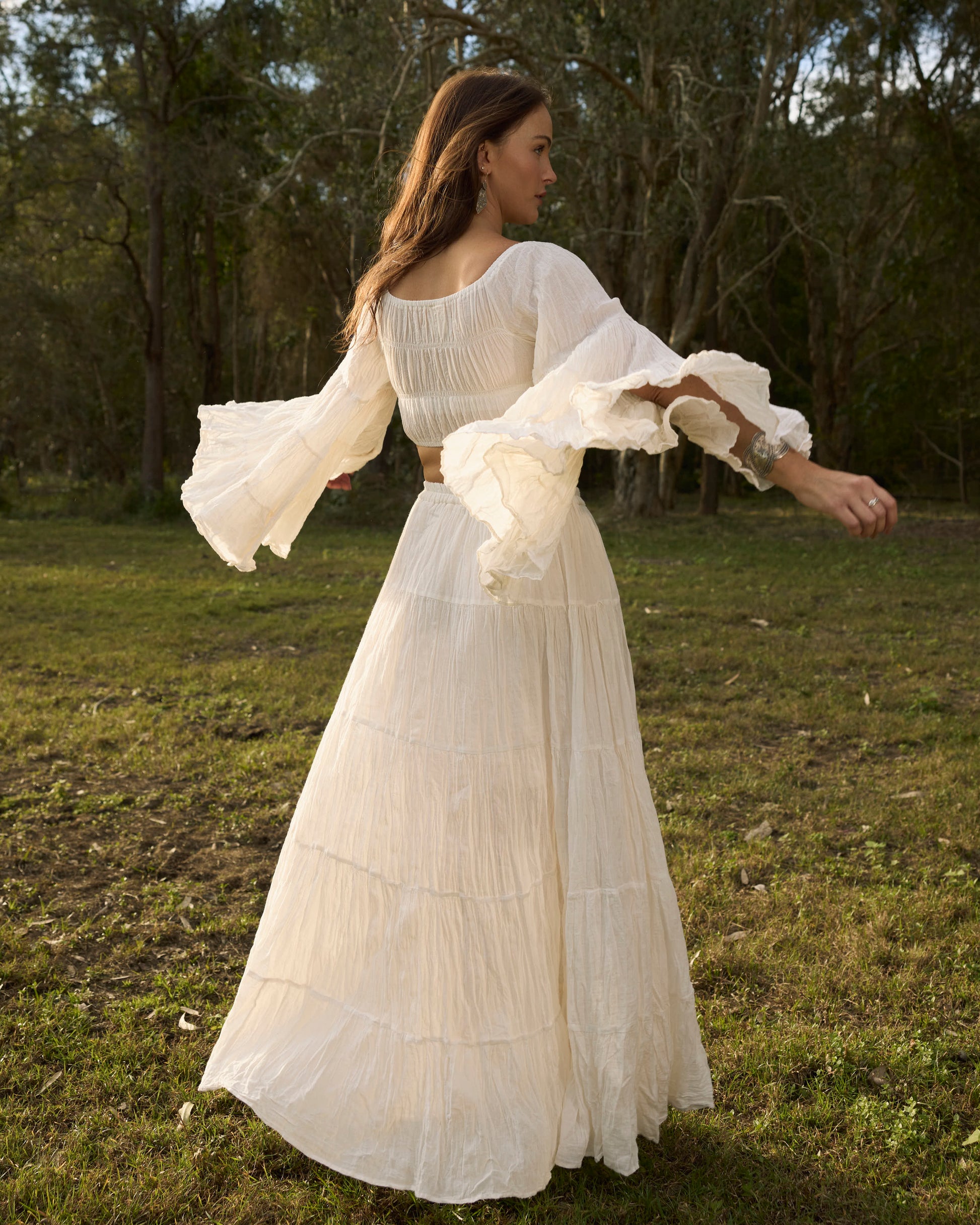 RUMI SKIRT VINTAGE CREAM