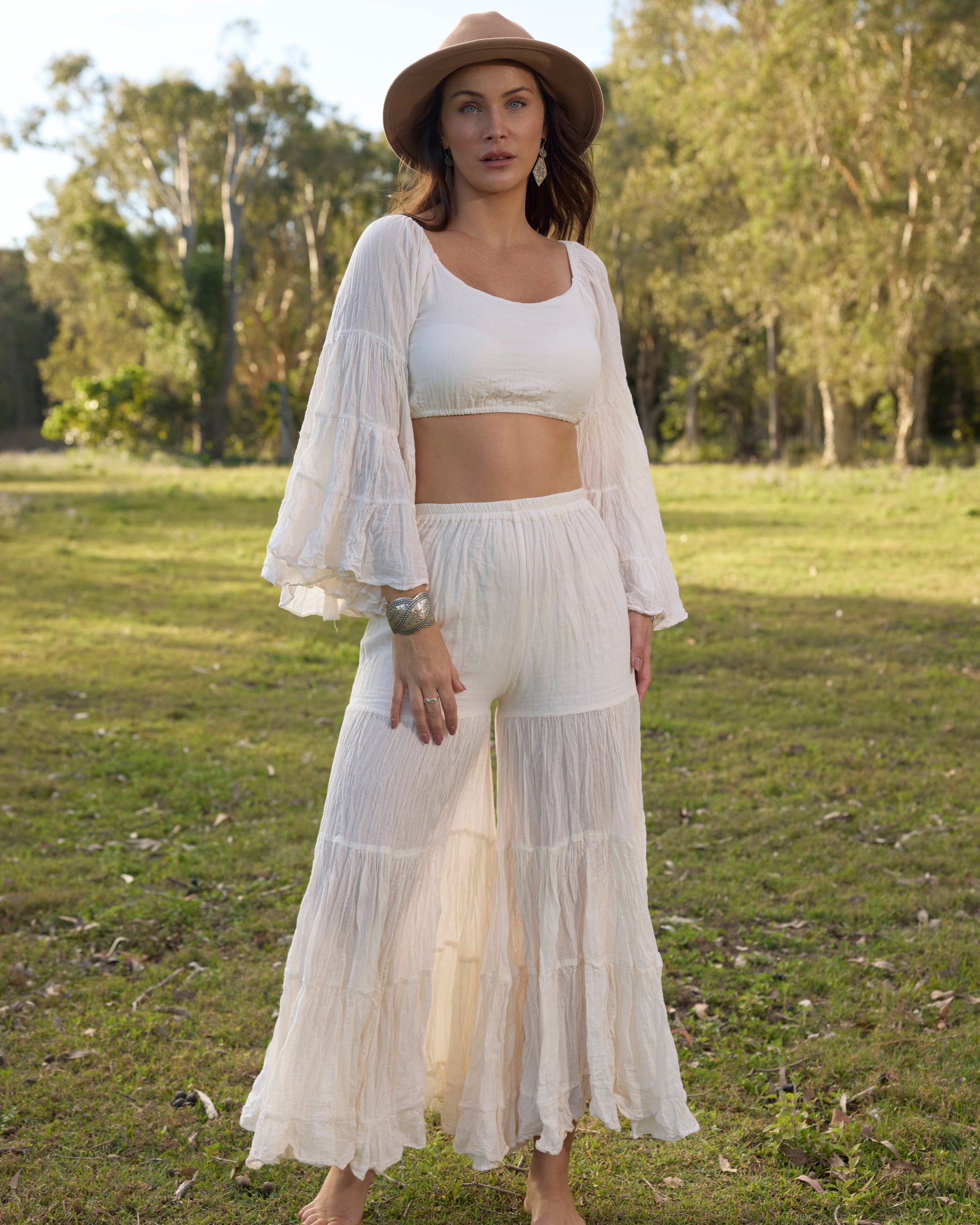 EDIE TOP VINTAGE CREAM