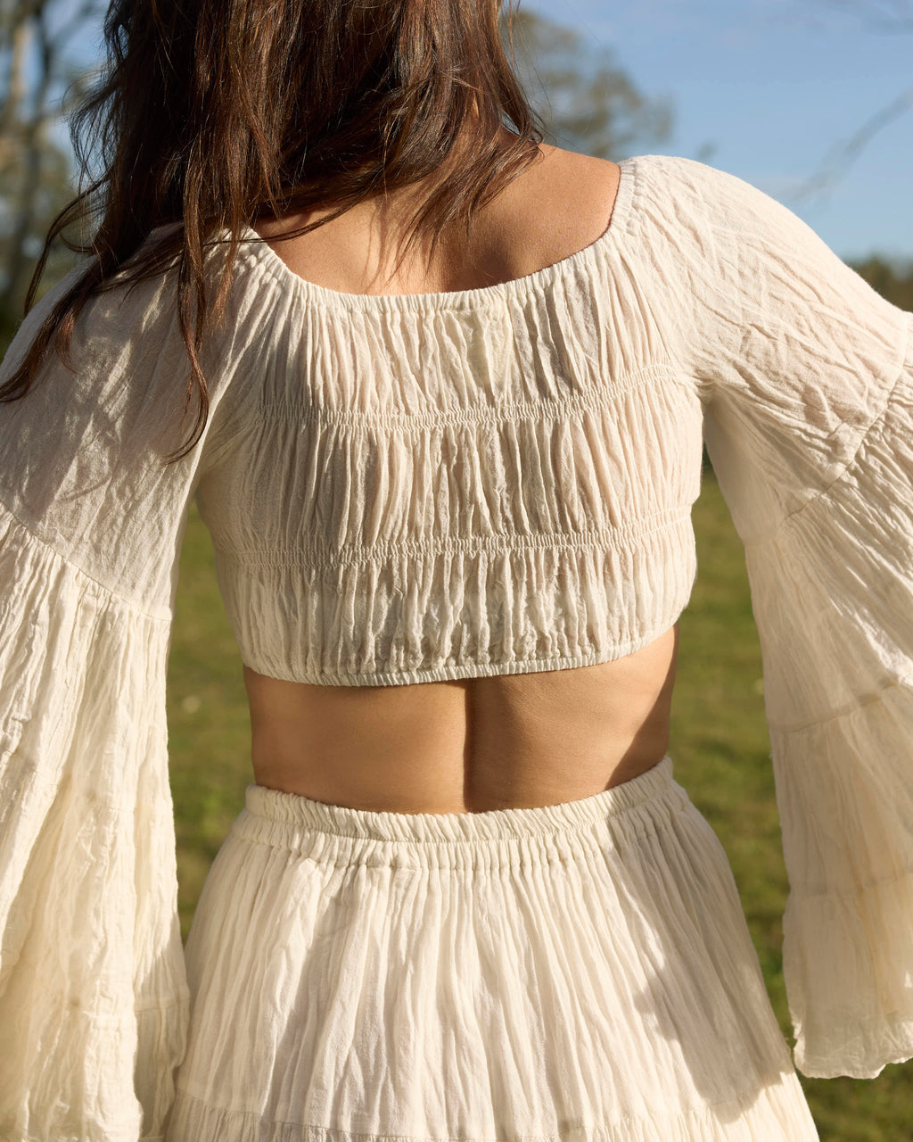 EDIE TOP VINTAGE CREAM