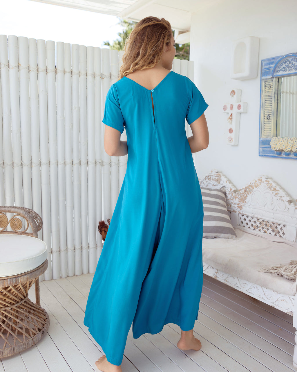 HARLOW JUMPSUIT PEACOCK