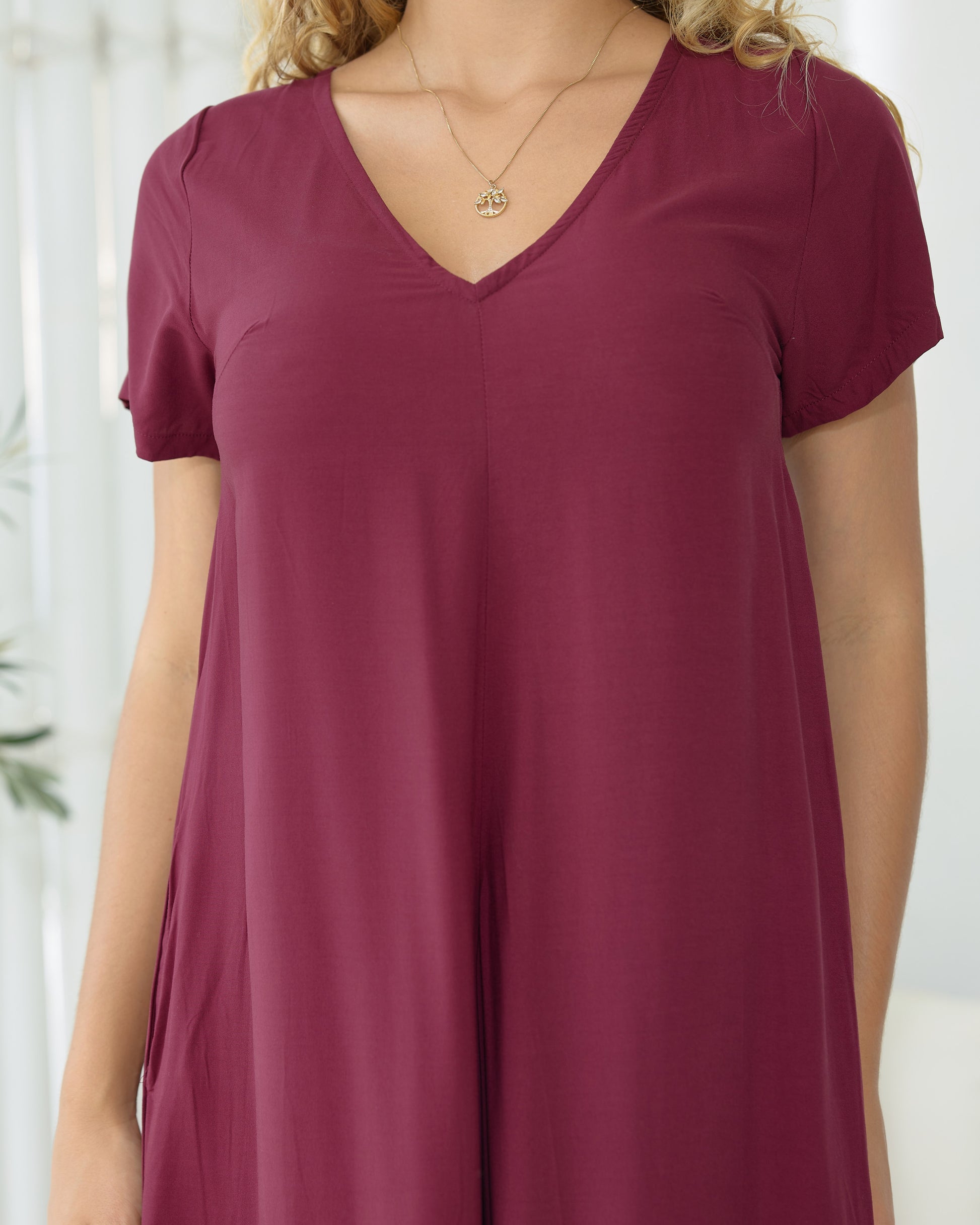 HARLOW JUMPSUIT SANGRIA